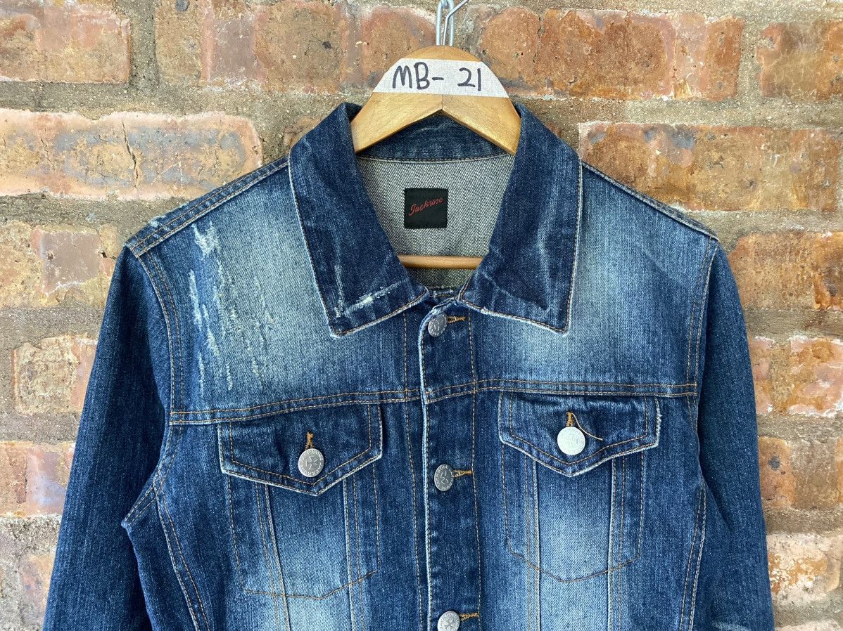 JACKROSE 🔥1990s Jackrose Distressed Cross Detailing button jacket Size US M / EU 48-50 / 2 - 3 Thumbnail