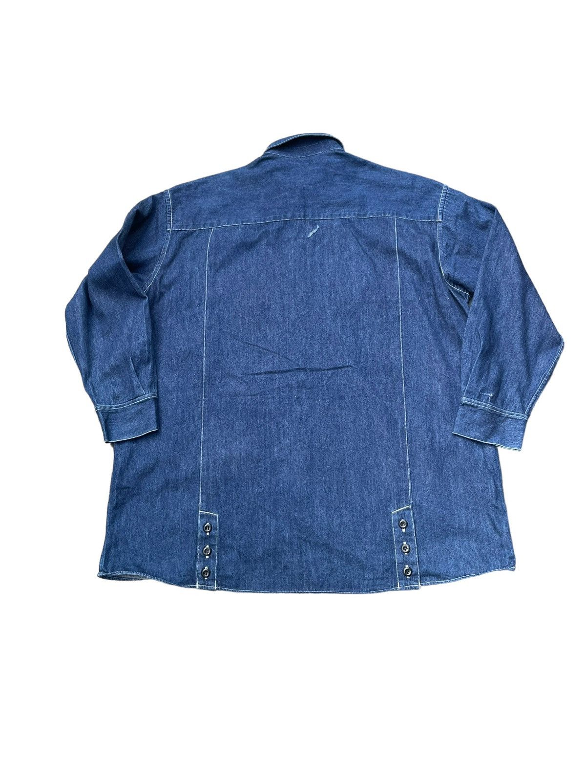 Japanese Brand × Vintage Vintage Flandre Denim Shirt Size US M / EU 48-50 / 2 - 5 Thumbnail