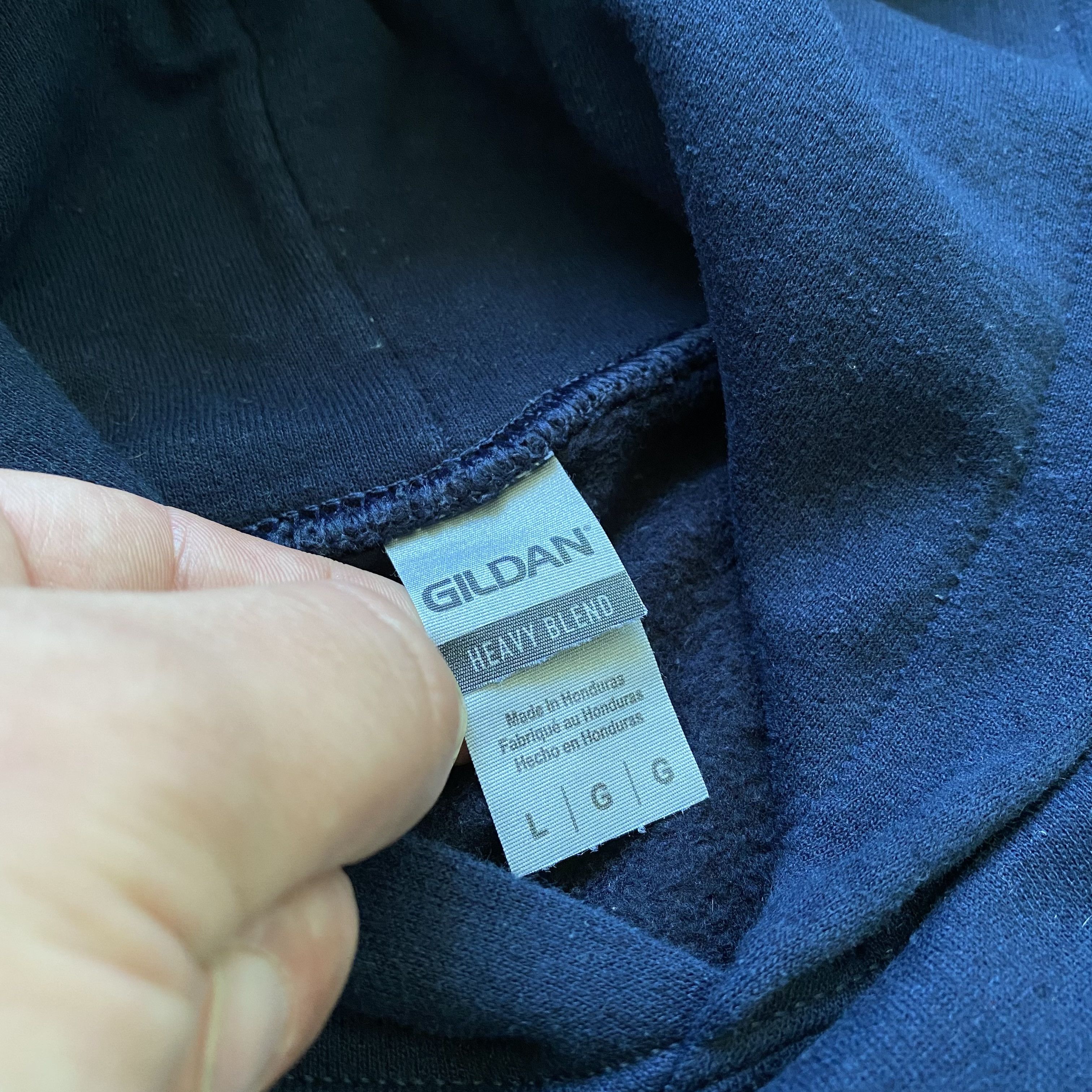Gildan 🫐 Vintage 00s Hanes style Blank hoodie Gildan Kanye Vibe Size US L / EU 52-54 / 3 - 8 Thumbnail