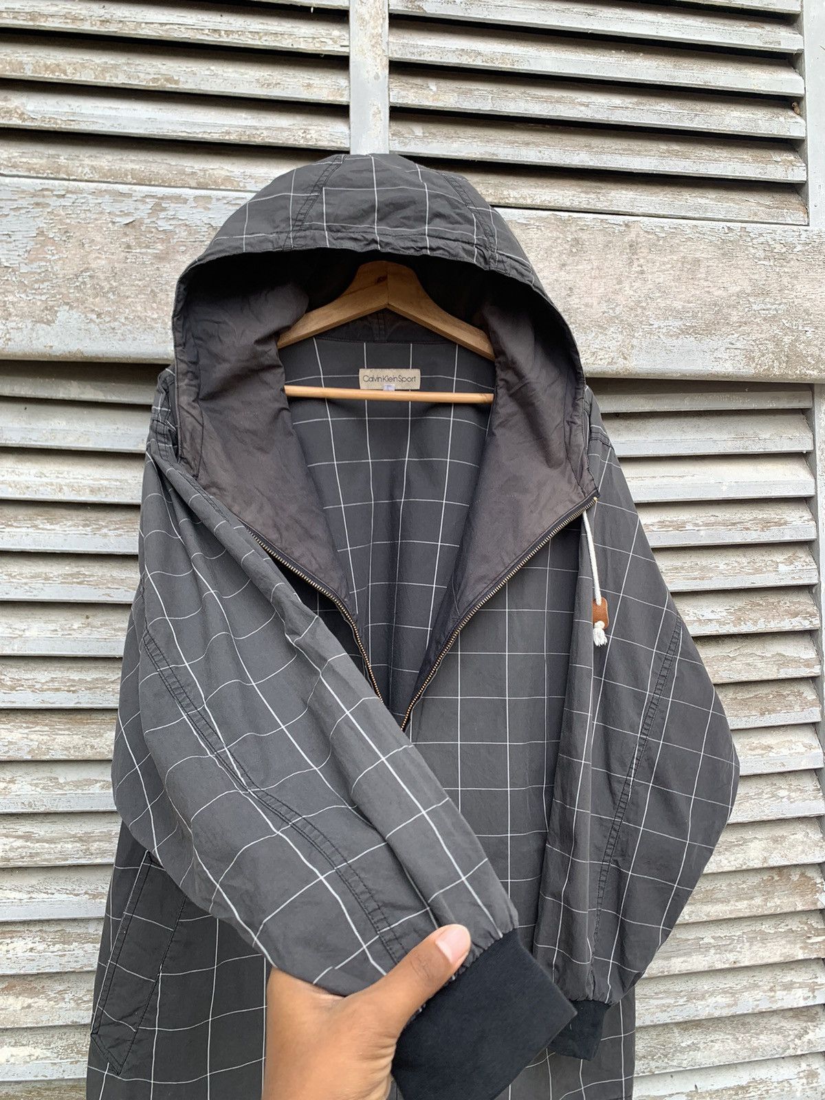 Calvin Klein Calvin Klein Flannel Hooded Jacket Size US L / EU 52-54 / 3 - 7 Thumbnail