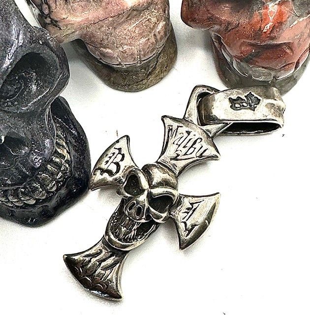 Bill Wall Leather BWL BILL WALL LEATHER SKULL CROSS MALIBU Size ONE SIZE - 4 Thumbnail