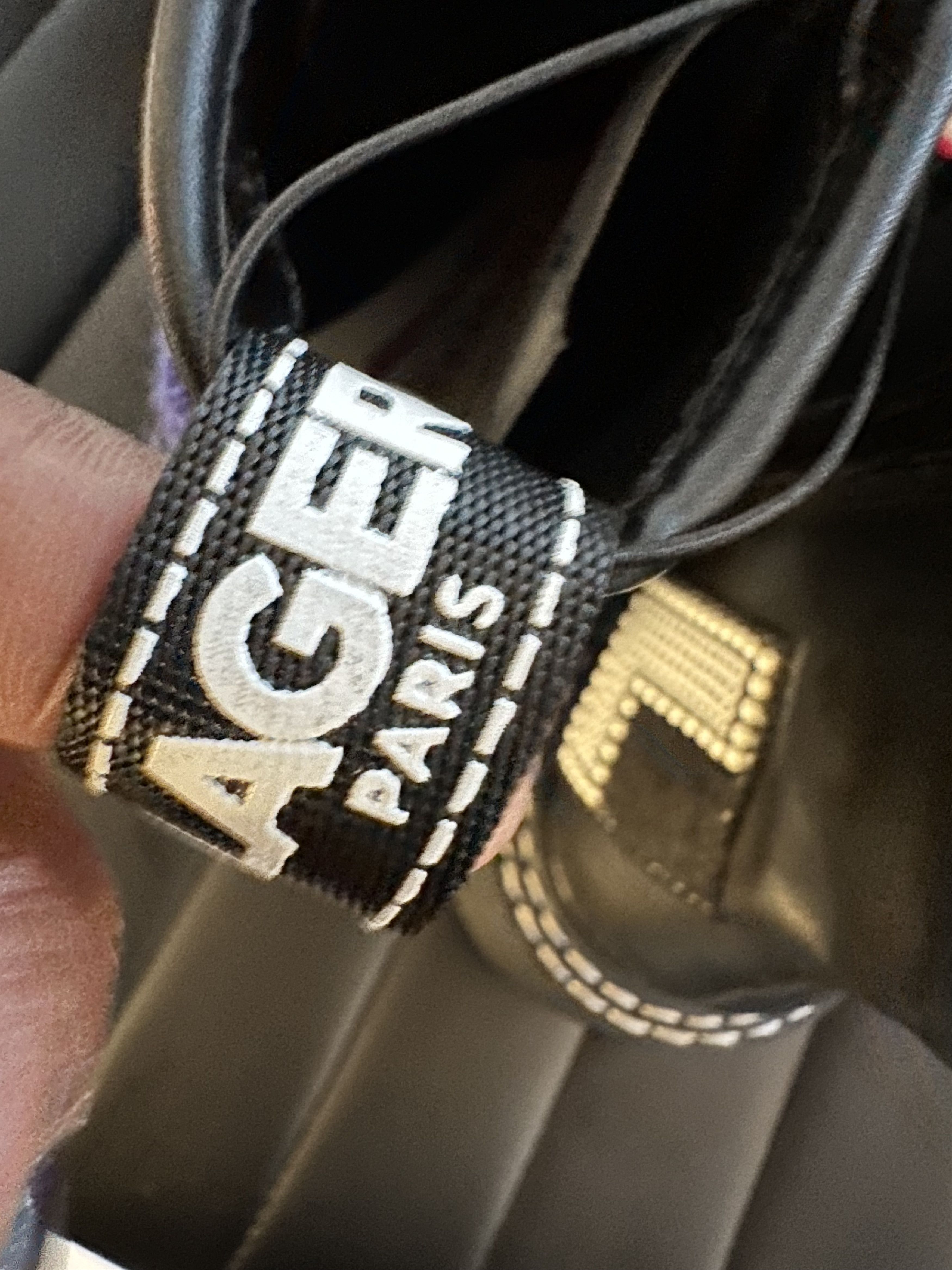 Karl Lagerfeld KARL LARGERFELD Dixie Paris Logo Combat Boot *NO BOX* Size US 5.5 / IT 35.5 - 17 Thumbnail