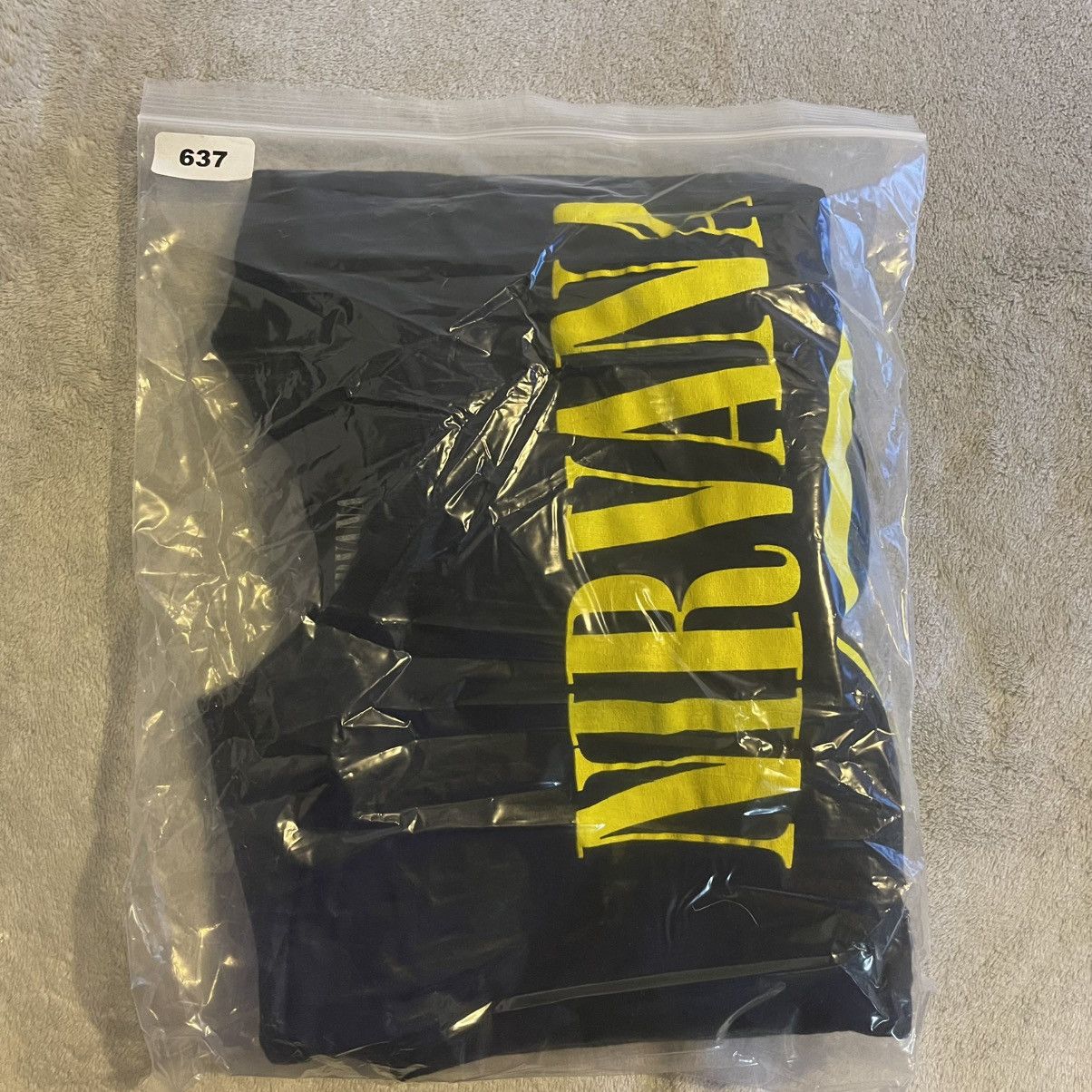 Nirvana Nirvana Shirt Men XL Black Graphic Streetwear Workout Tee Size US XL / EU 56 / 4 - 6 Thumbnail