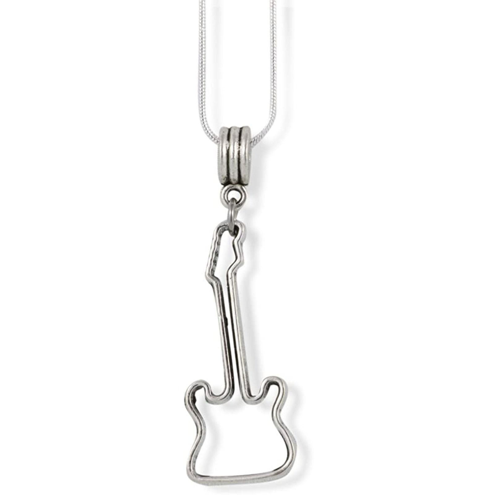 & Other Stories Guitar Outline Music Band Instrument Charm Necklace Size ONE SIZE - 1 Thumbnail