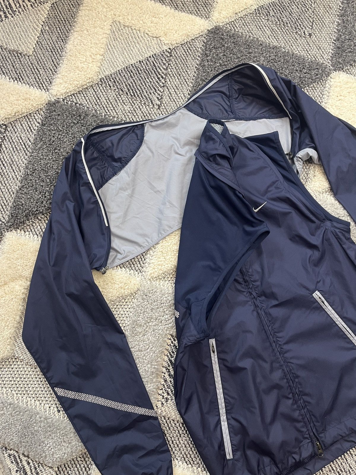 Nike × Vintage Nike Vintage Light Jacket Transformation Vest Size US M / EU 48-50 / 2 - 6 Thumbnail