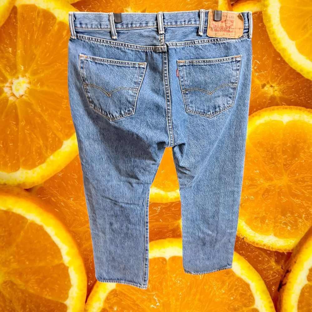 Levi's Levi's 501 Classic Straight Leg Button Fly Denim Jeans Vinta Size US 38 / EU 54 - 7 Thumbnail