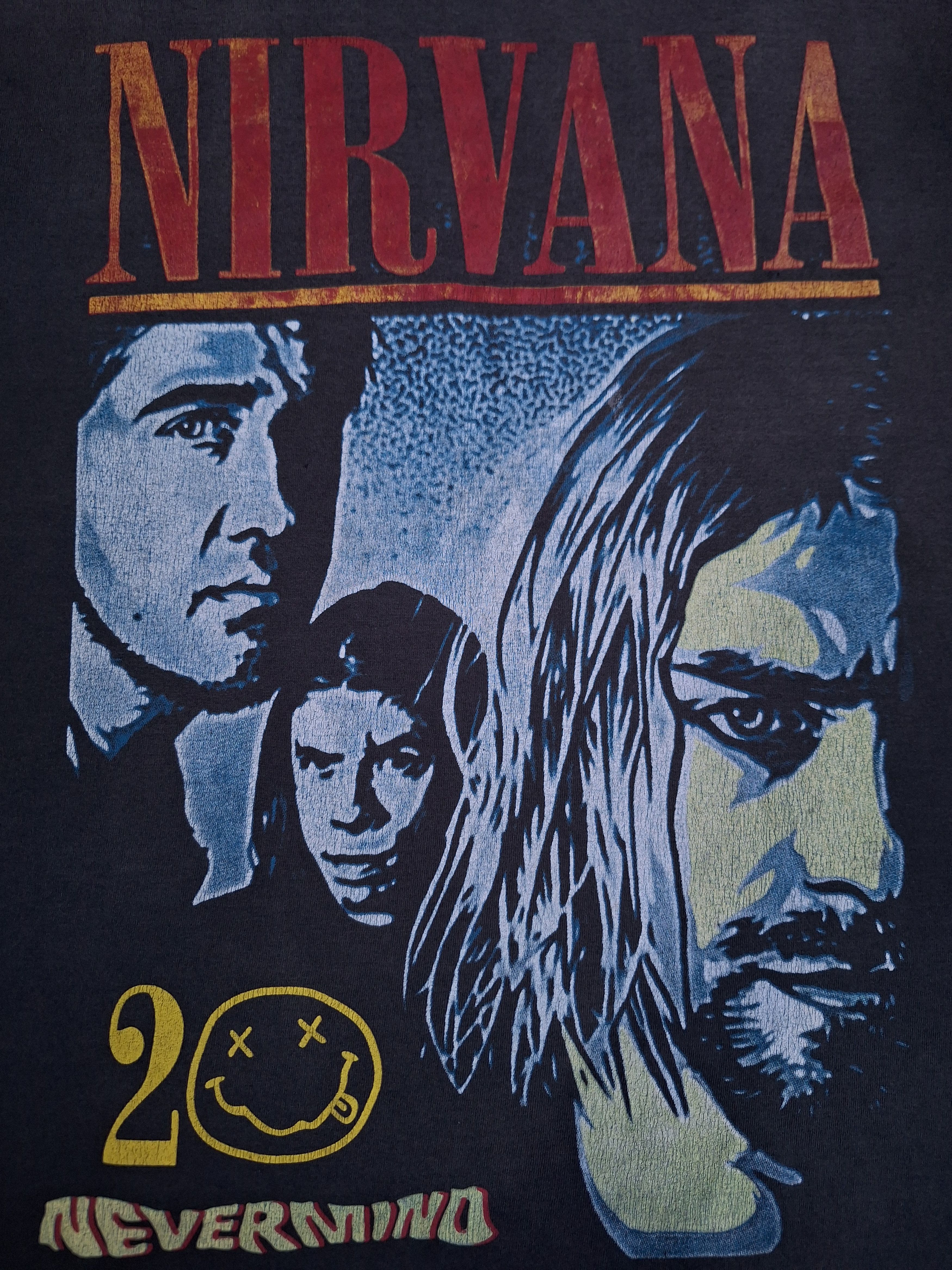Japanese Brand 🔥RARE🔥 Vintage Nirvana 20th Anniversary nevermind in utero Size US L / EU 52-54 / 3 - 3 Thumbnail