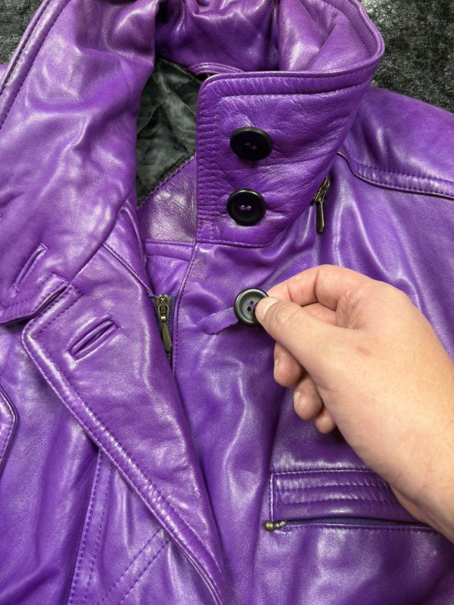 Escada Leather Jacket -Coat Escada Very rare model Vintage Size L / US 10 / IT 46 - 9 Thumbnail
