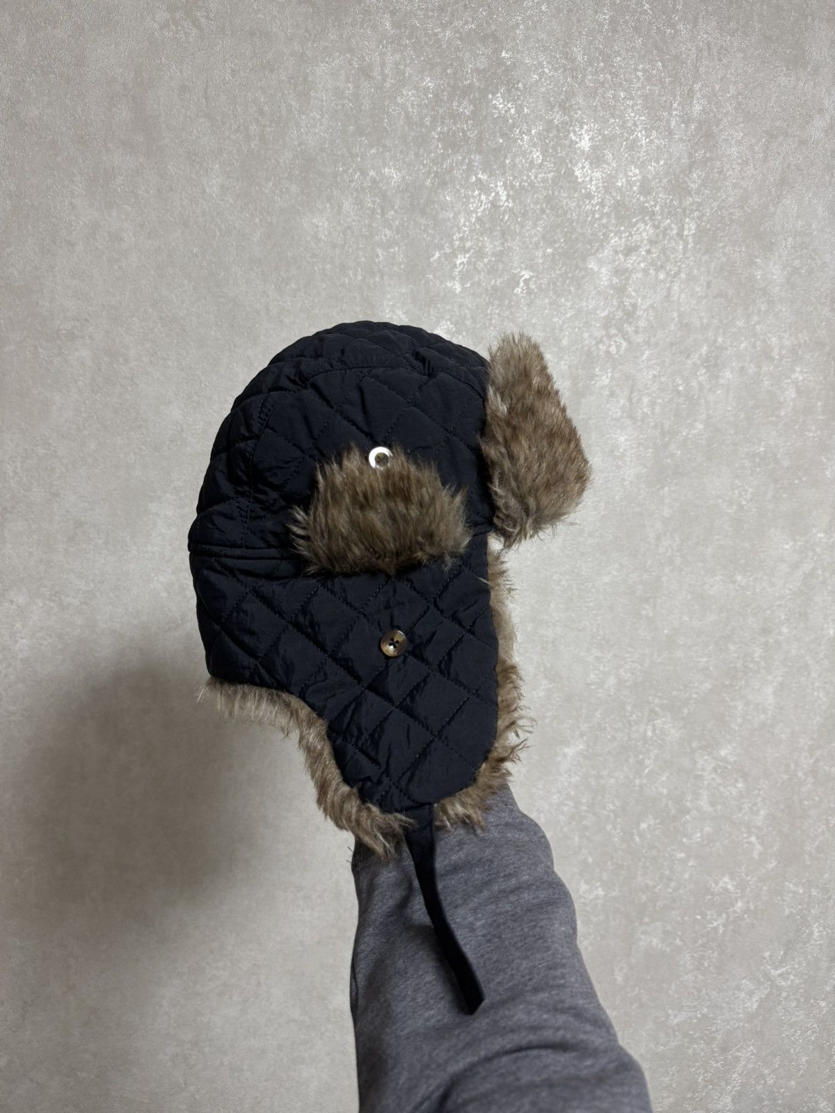 Japanese Brand × Vintage Vintage Hype Trapper Fur Y2K Fluffy Hat Ushanka Faux USA Size ONE SIZE - 5 Thumbnail
