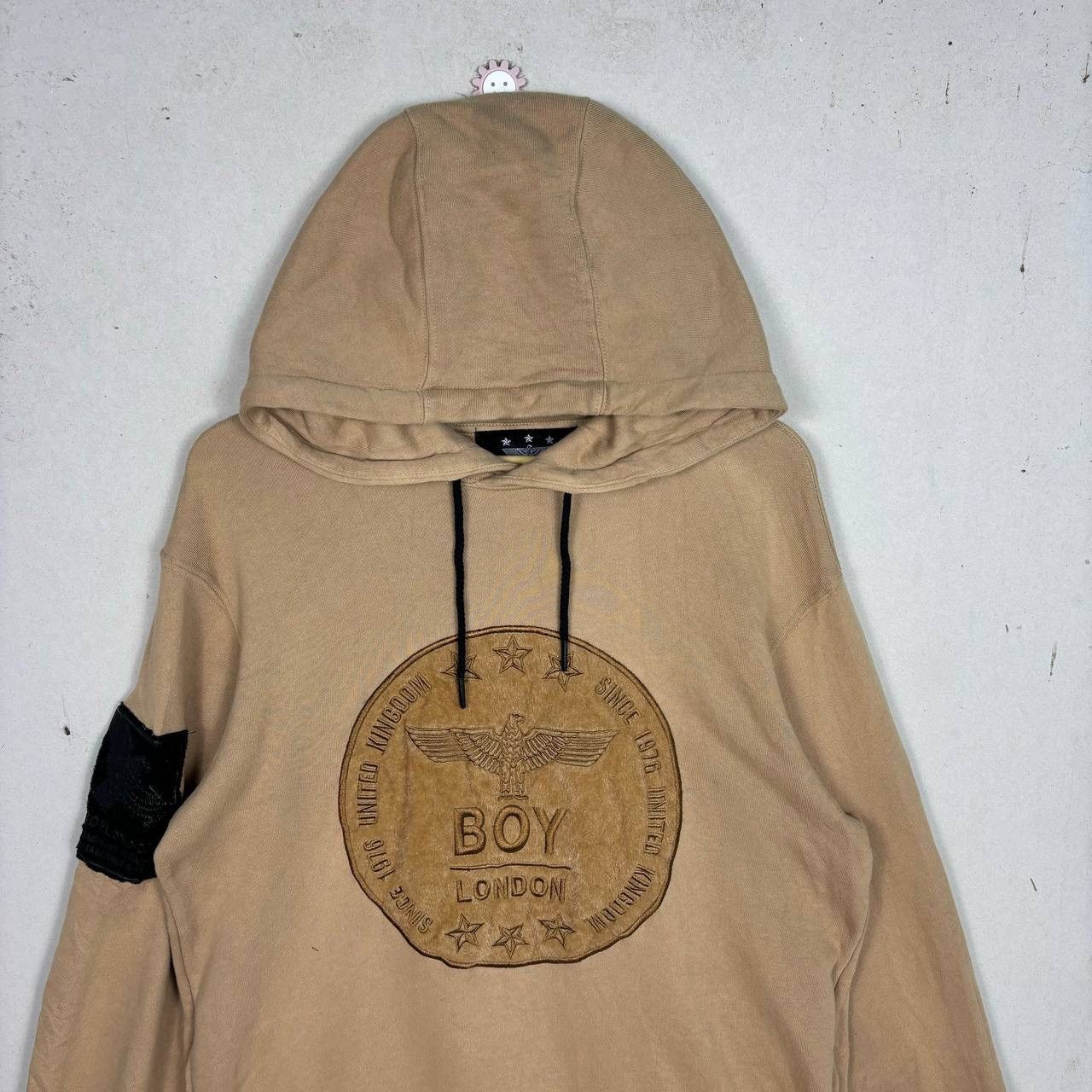 Boy London Boy London Beige Coin Logo Hoodie Oversized XL Streetwear Size US XL / EU 56 / 4 - 3 Thumbnail