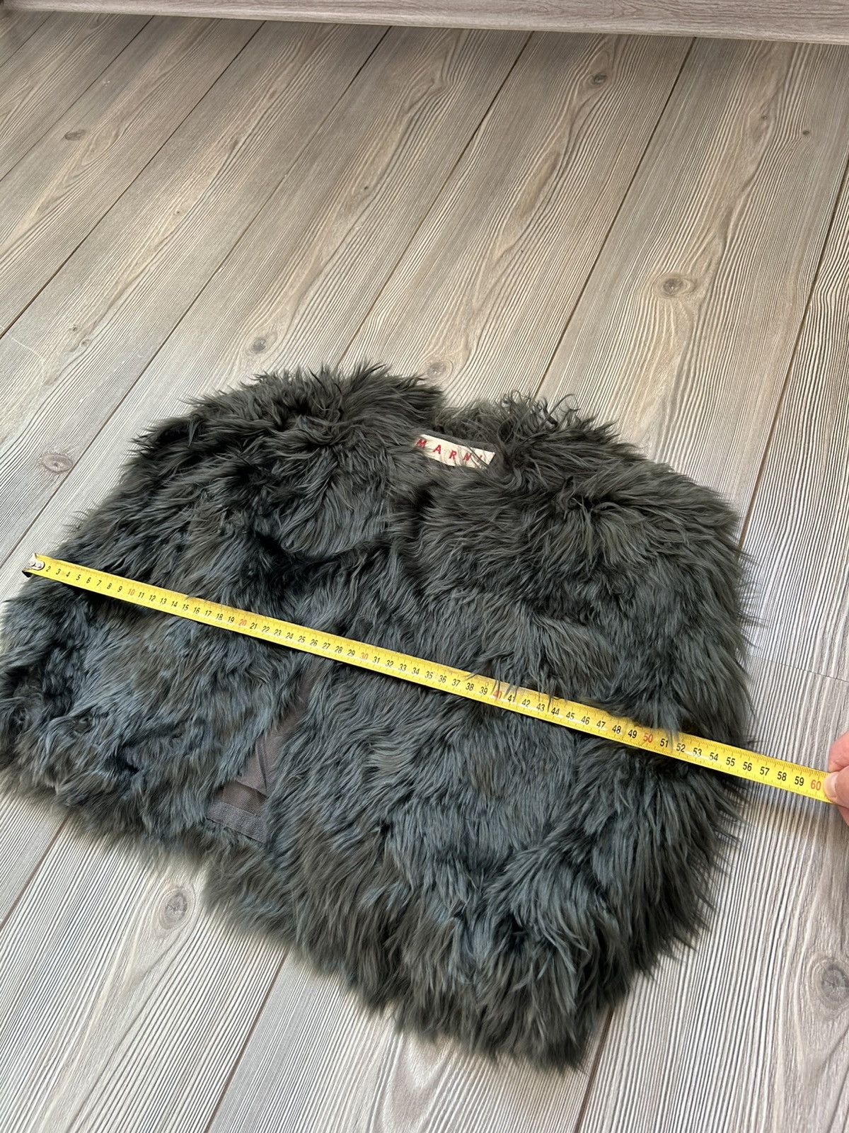 Marni Marni 100% Lama Alpaca Real Fur Shrug / Stole Size 38 Size XS / US 0-2 / IT 36-38 - 16 Thumbnail