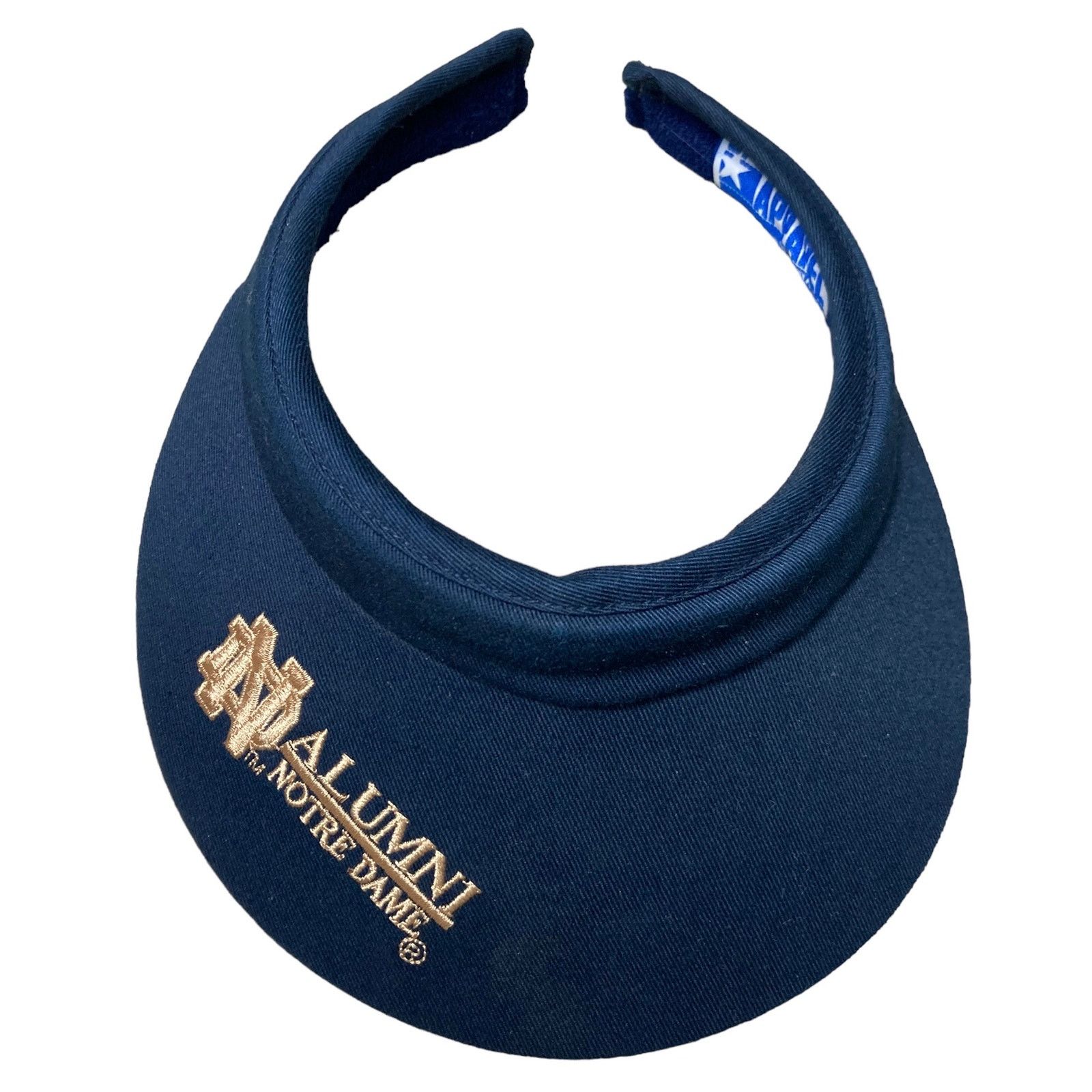 Other NCAA Vintage 90s Notre Dame Women's Visor Hat Fighting Irish Size ONE SIZE - 1 Thumbnail