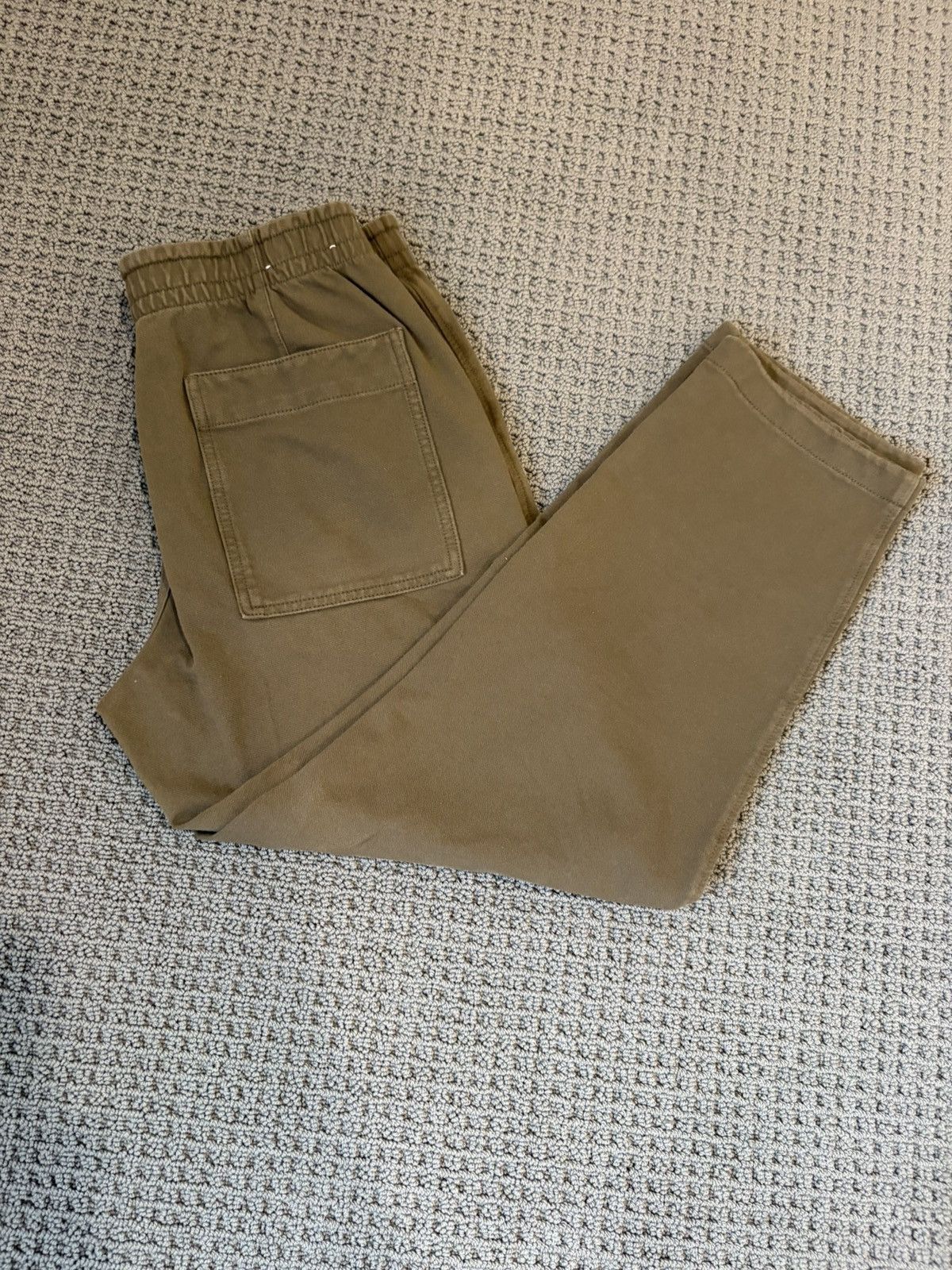 Uniqlo Elastic waist chinos in olive New Size US 32 / EU 48 - 4 Thumbnail