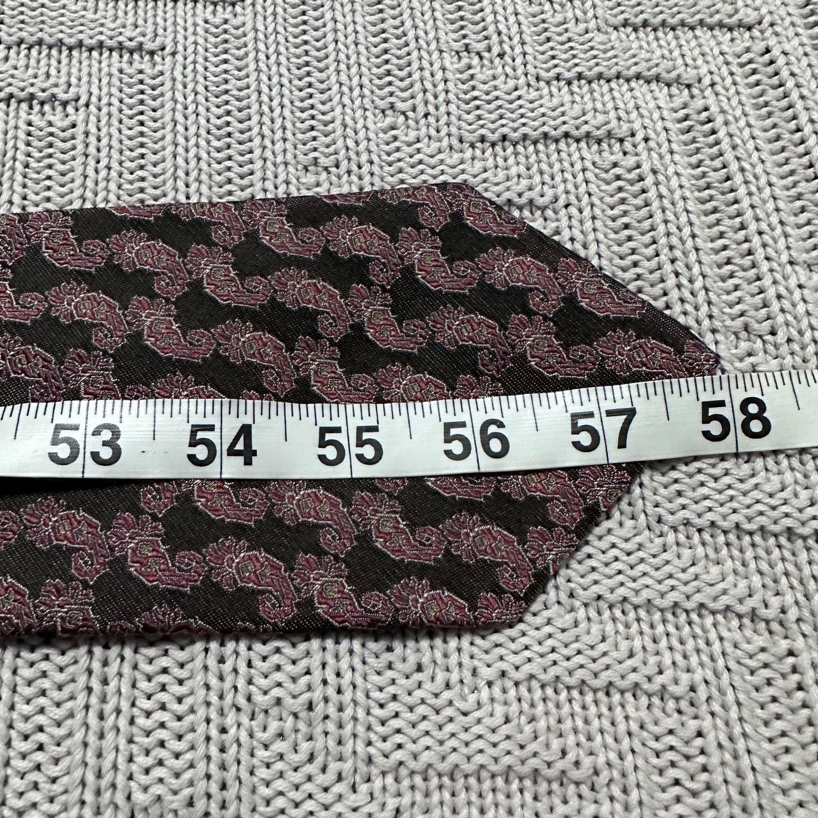 Alexander Julian Alexander Julian olive green paisley silk tie Size ONE SIZE - 5 Thumbnail
