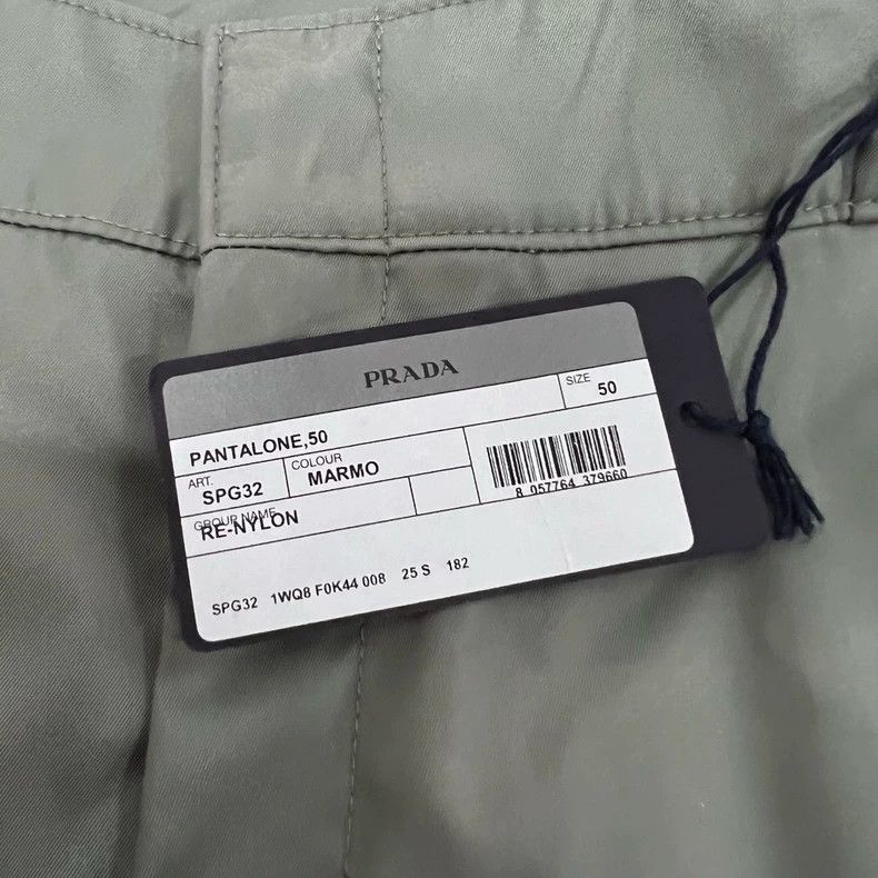 Prada Prada Gray triangle logo shorts 2504-Nextarrow Size US 34 / EU 50 - 4 Thumbnail
