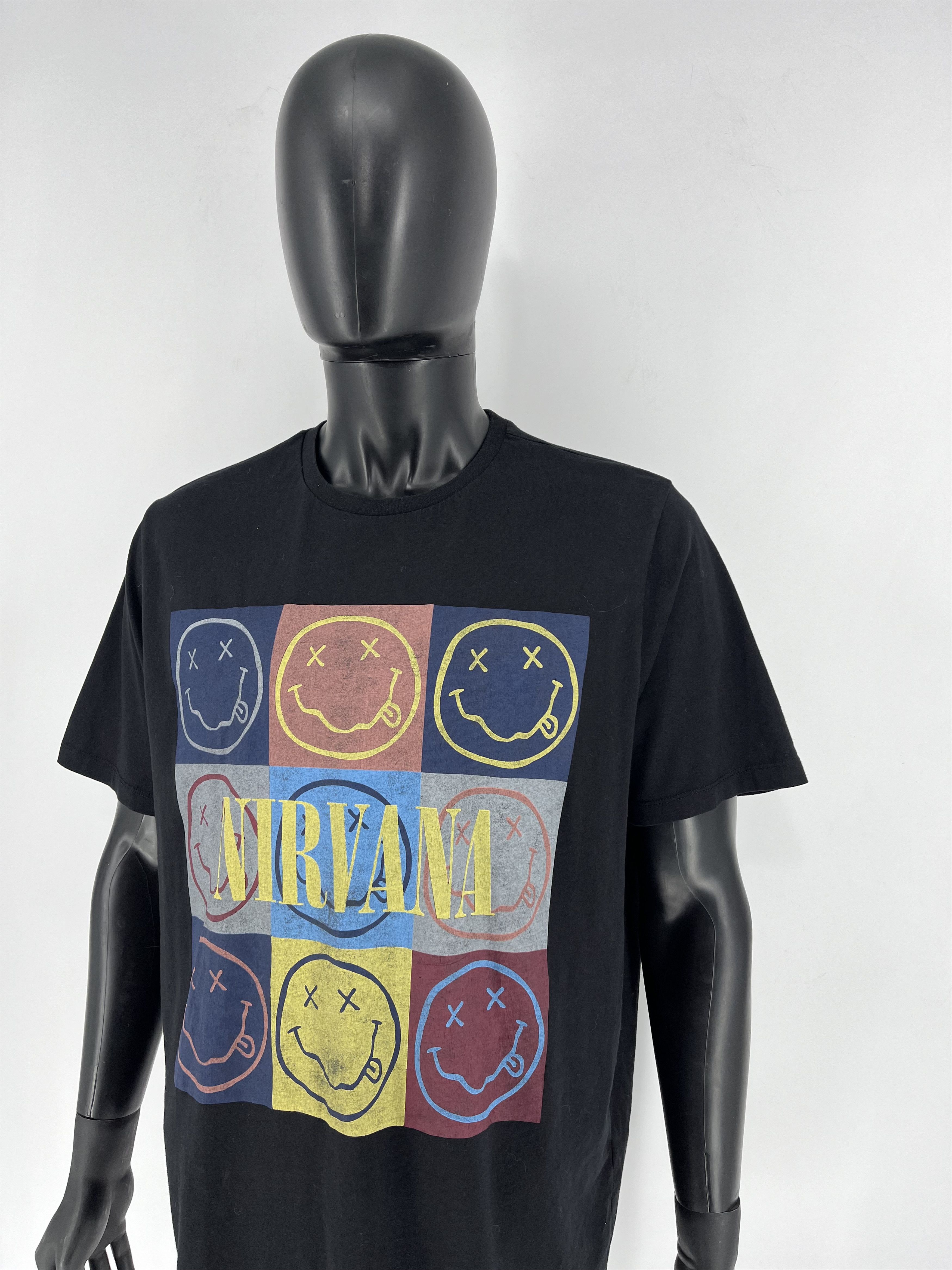 Band Tees × Vintage Nirvana Vintage Tee Men's Size L Black Short Sleeve Size US XXL / EU 58 / 5 - 5 Thumbnail