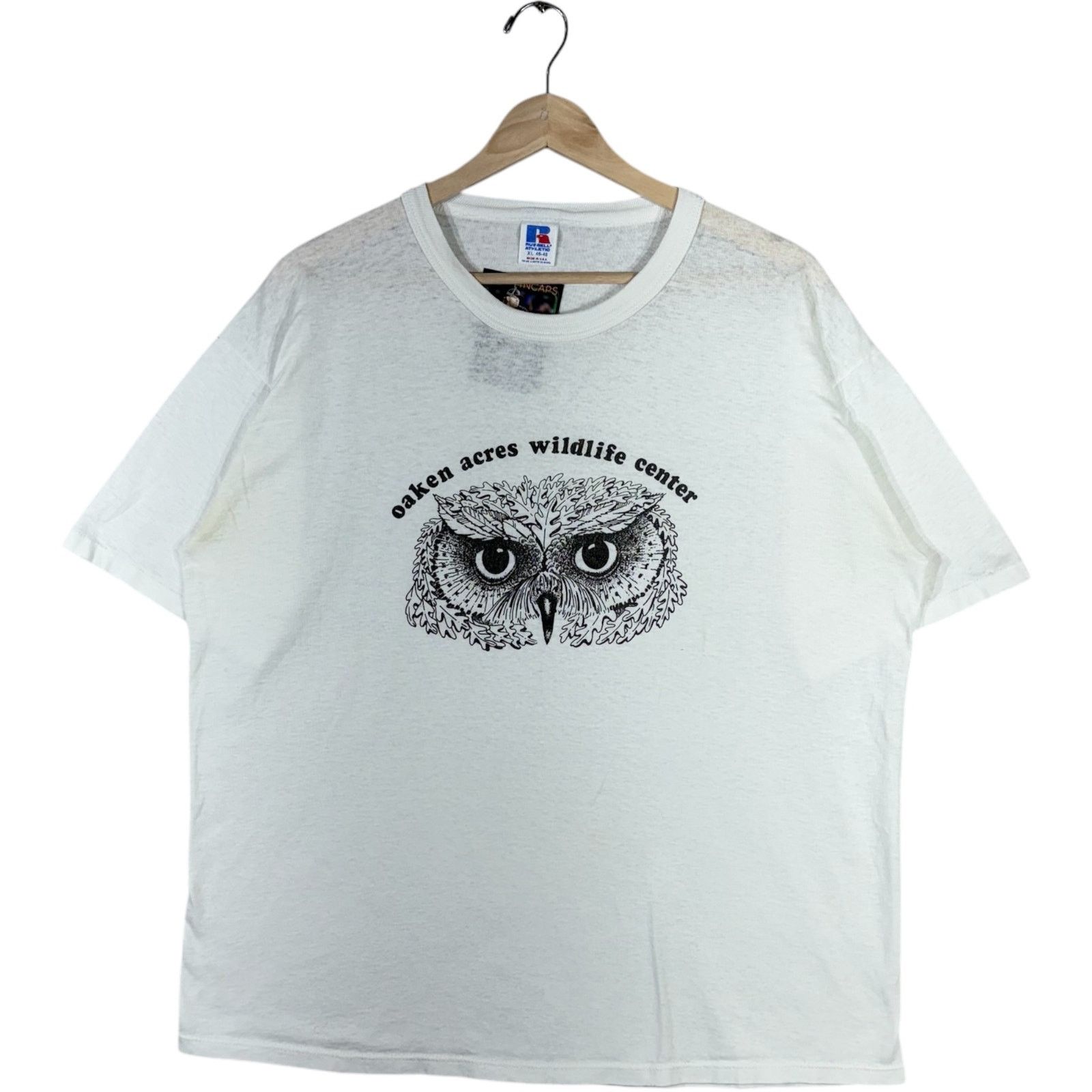 Russell Athletic Vintage Oaken Acres Wildlife Center Owl Tee XL Size US XL / EU 56 / 4 - 1 Thumbnail