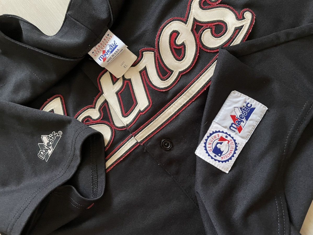 Majestic × Vintage Vintage Houston Astros Majestic Sewn Jersey XL Made In USA Size US XL / EU 56 / 4 - 2 Thumbnail