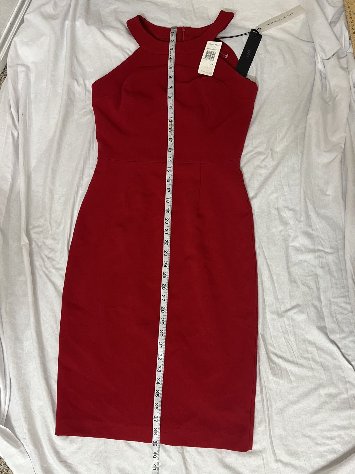 Black Halo Black Halo Red Midi Dress size 6 new Size M / US 6-8 / IT 42-44 - 10 Thumbnail