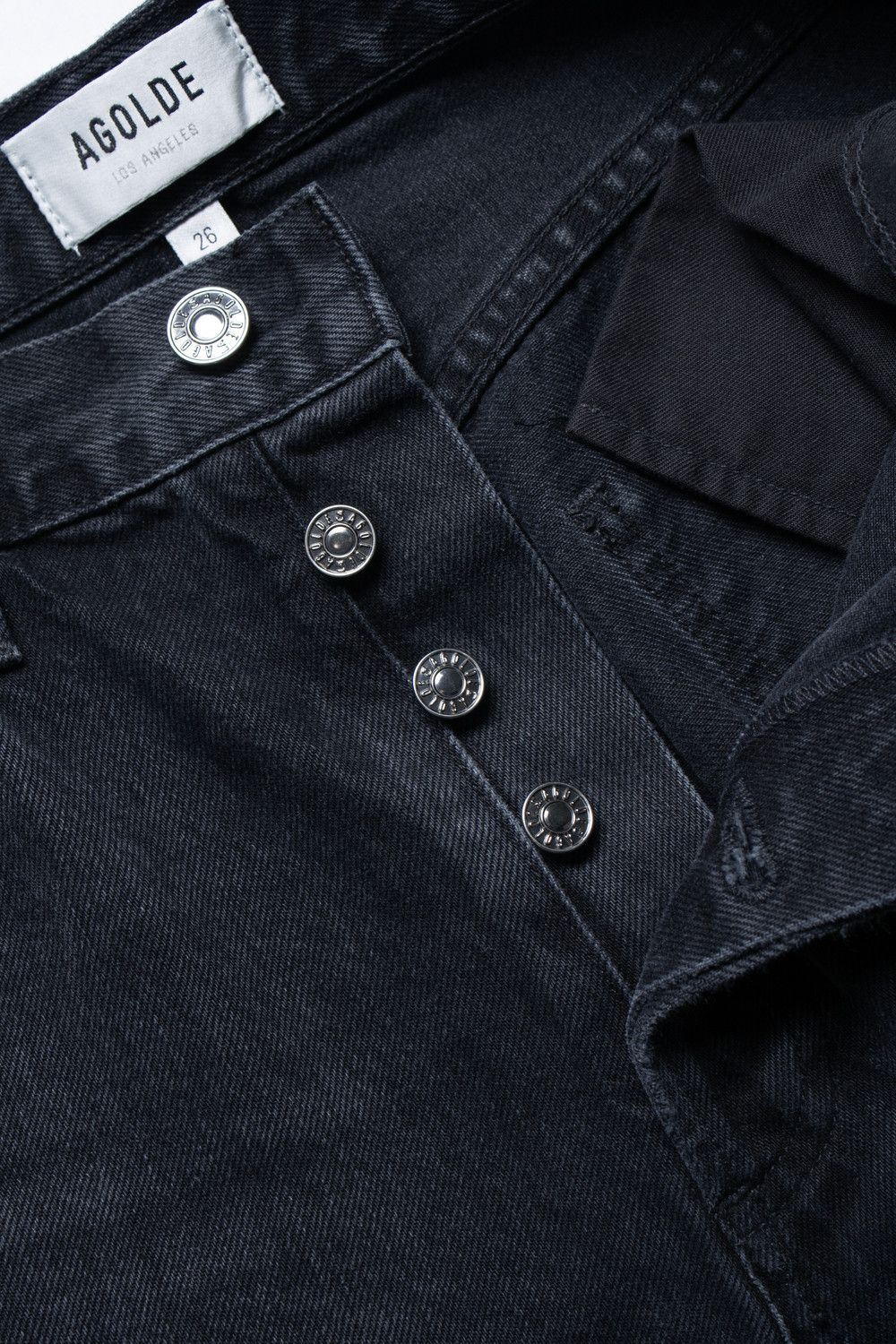 Agolde Agolde, Cleo jeans in black Size 26" / US 2 / IT 38 - 5 Thumbnail