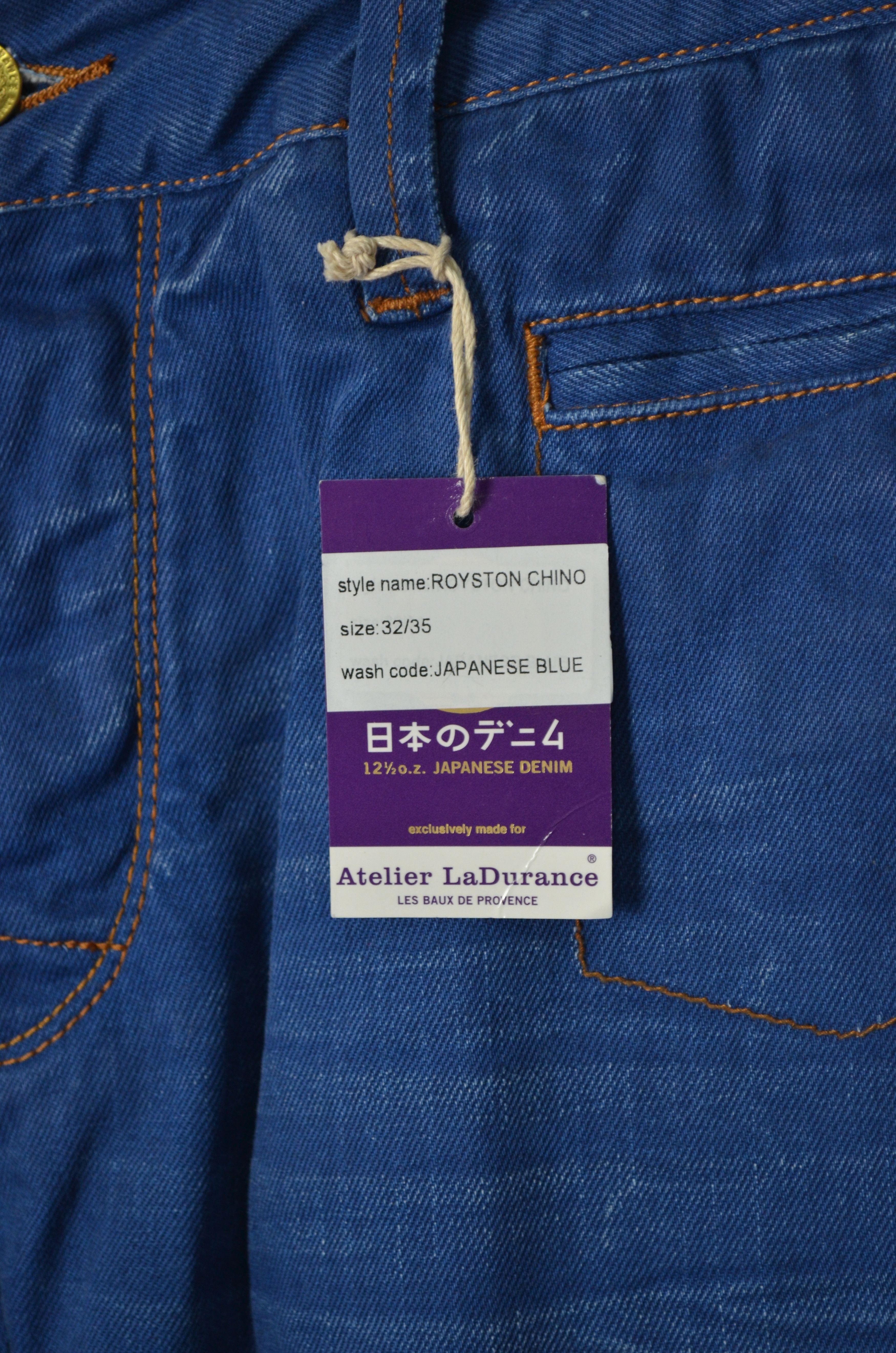 Atelier La Durance × Designer × Japanese Brand Atelier LaDurance Royston Chino Japanese Blue 12 1/2oz Jeans Size US 32 / EU 48 - 5 Thumbnail