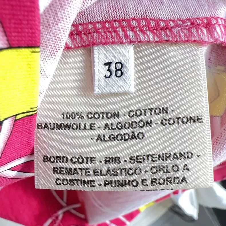 Hermes Hermes Rose red short-sleeved shirt, 100% cotton Size XS / US 0-2 / IT 36-38 - 8 Thumbnail