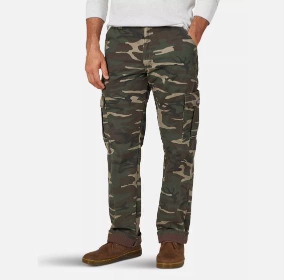 Wrangler New Wrangler W40 L30 Men's Fleece Lined Cargo Winter Pants Size US 40 / EU 56 - 1 Thumbnail
