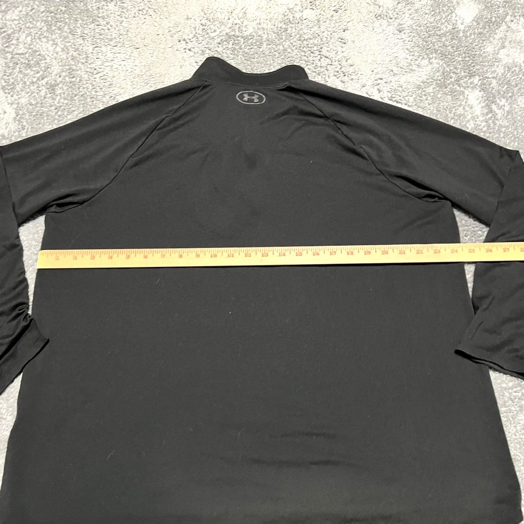 Under Armour Under Armour Shirt Mens XXL Tech Quarter Zip Pullover Golf Black 2XL Regular Men's Size US XXL / EU 58 / 5 - 4 Thumbnail
