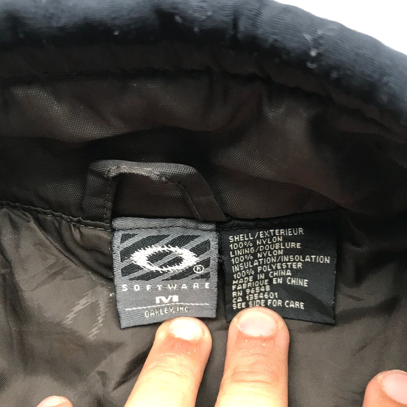 Oakley VINTAGE Oakley Jacket Womens M Brown Quilted Lined Full Zip Embroidered Logo Pockets Long Sleeve 100% Nylon Regular Fit Shirt/Jacket Size M / US 6-8 / IT 42-44 - 5 Thumbnail