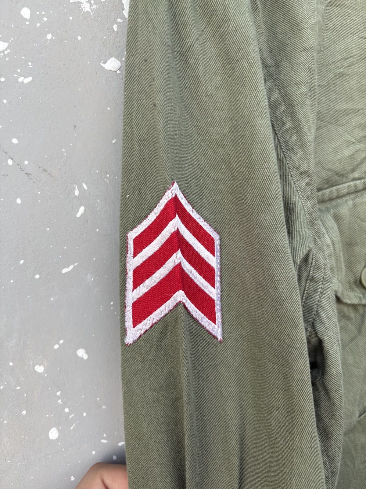 Japanese Brand Back Number Military Jacket with Patches Number Nine Inspire Size US S / EU 44-46 / 1 - 6 Thumbnail