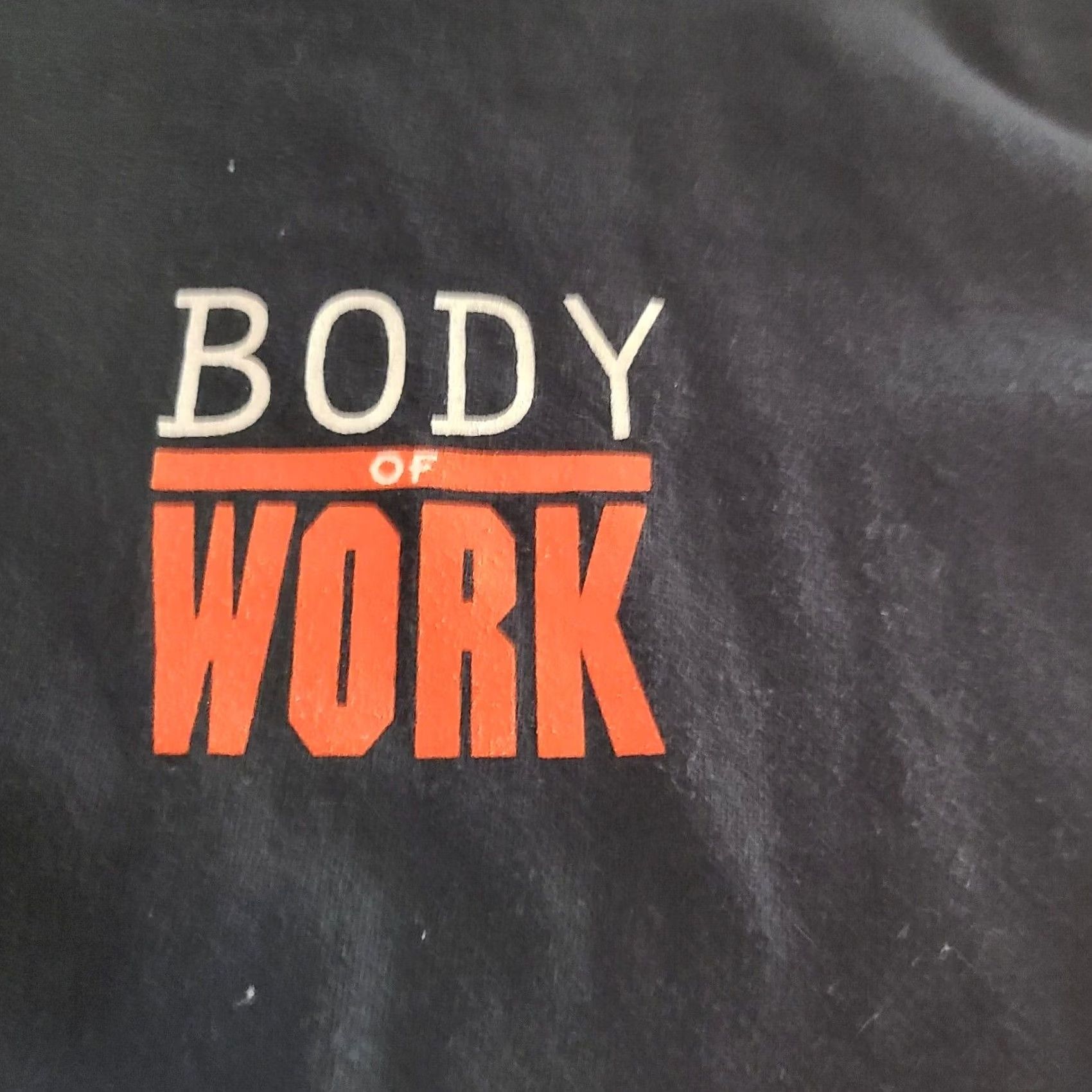 Hanes VINTAGE Movie Shirt Body of Work Hanes MEN'S Size XL Long Sleeve T-Shirt Men Black XL Bodybuilder Champion 1998 Size US XL / EU 56 / 4 - 3 Thumbnail