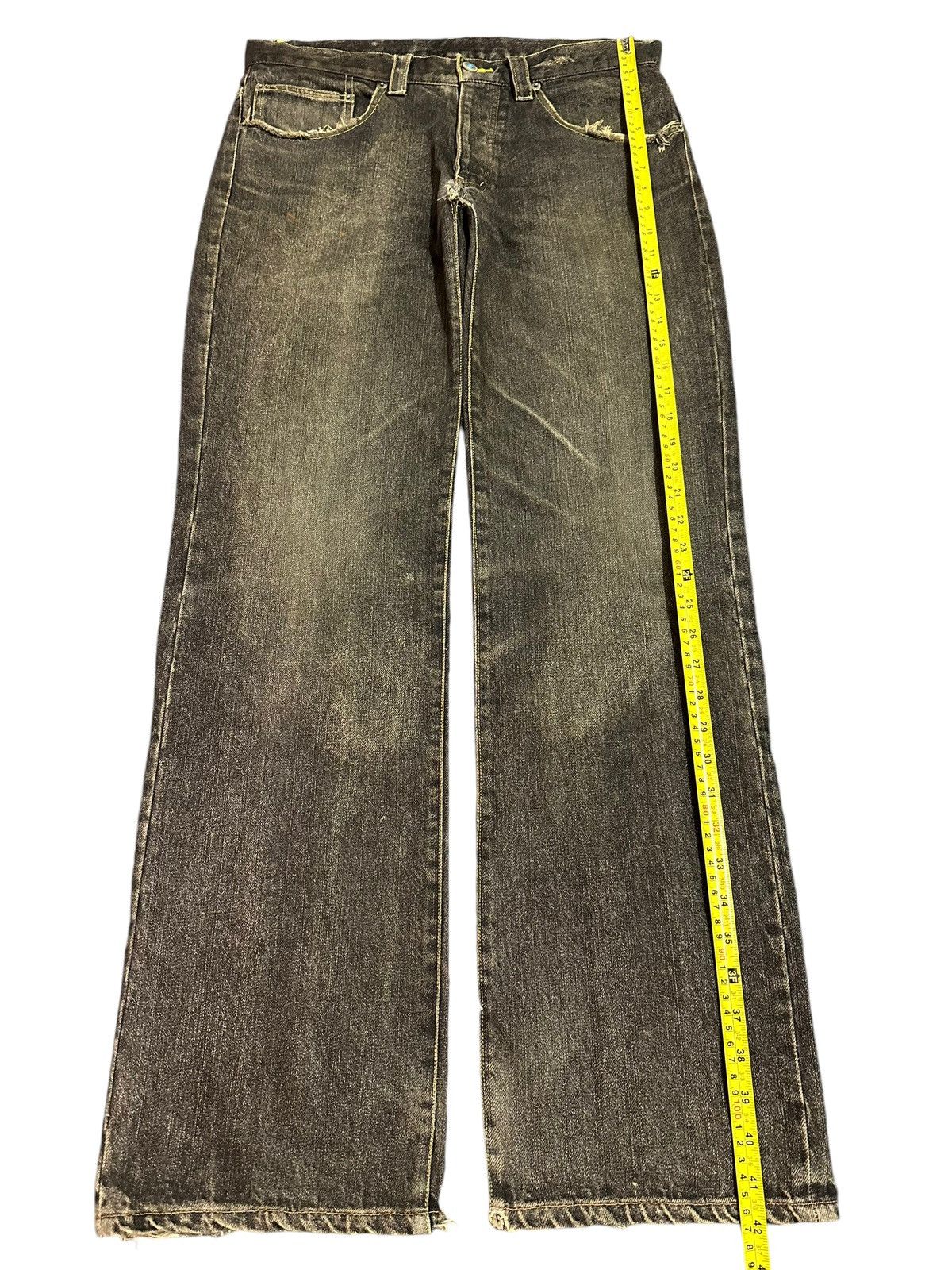 JNCO Vintage Japanese Brand Mud Faded Wash Style Loose Jeans Size US 34 / EU 50 - 12 Thumbnail