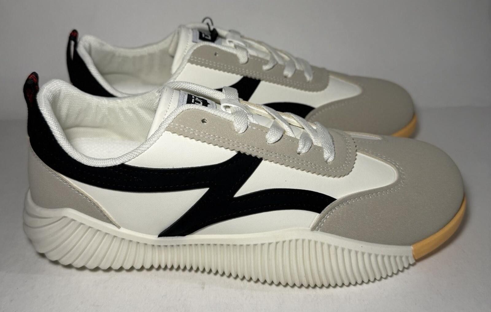 Arno De France DE FLORANCE DF Cloudea 2.0 Low Top Sneaker Shoe Beige/Black Size US 11.5 / IT 41.5 - 1 Thumbnail