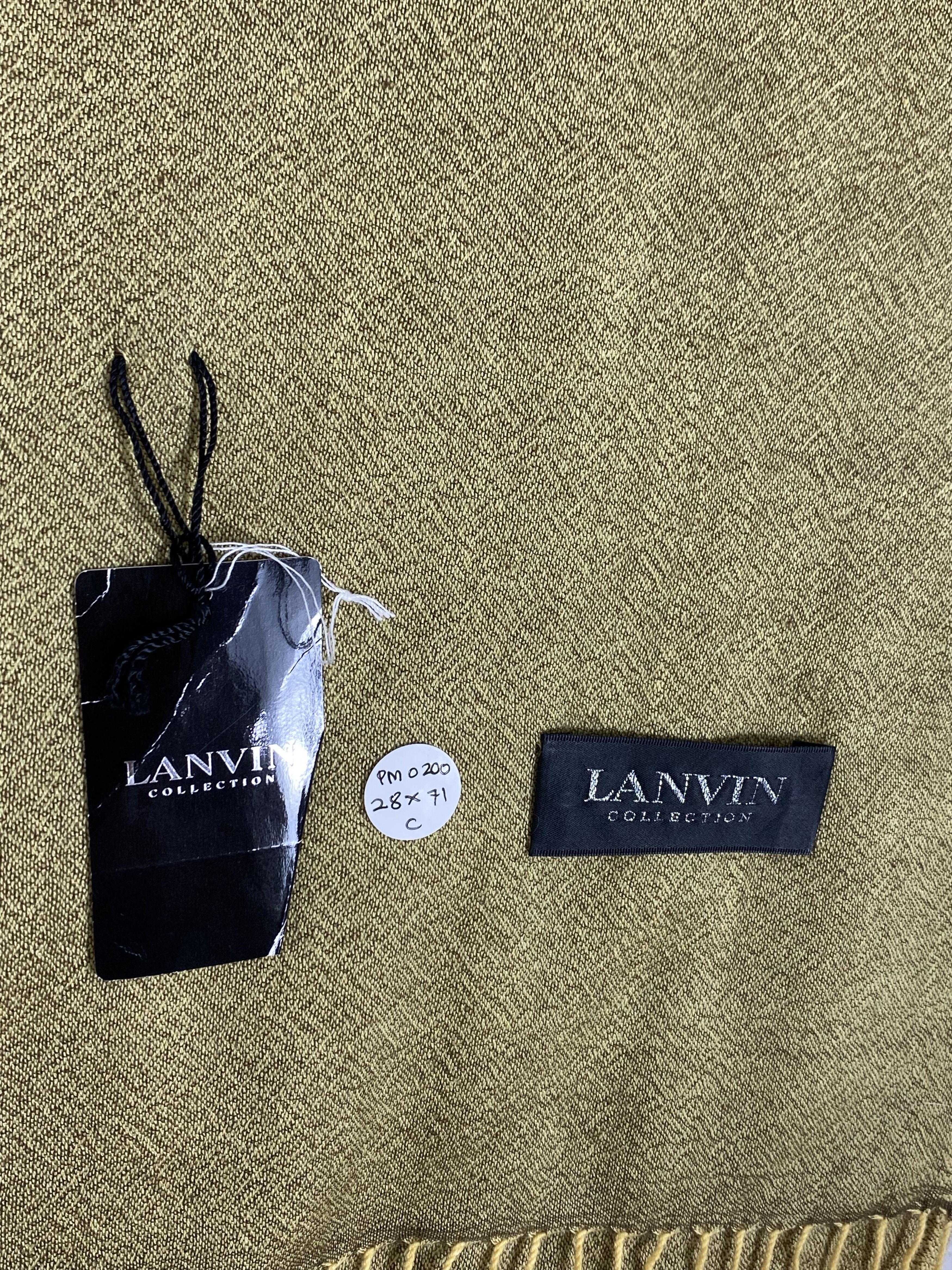 Lanvin Vintage Lanvin Scarf / Muffler Neckwear PM0200 Size ONE SIZE - 2 Thumbnail