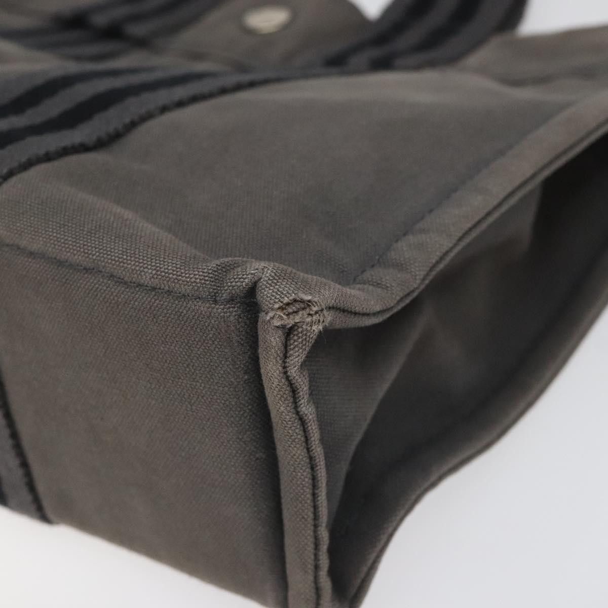 Hermes HERMES Fourre Tout PM Hand Bag Canvas Gray Size ONE SIZE - 9 Thumbnail