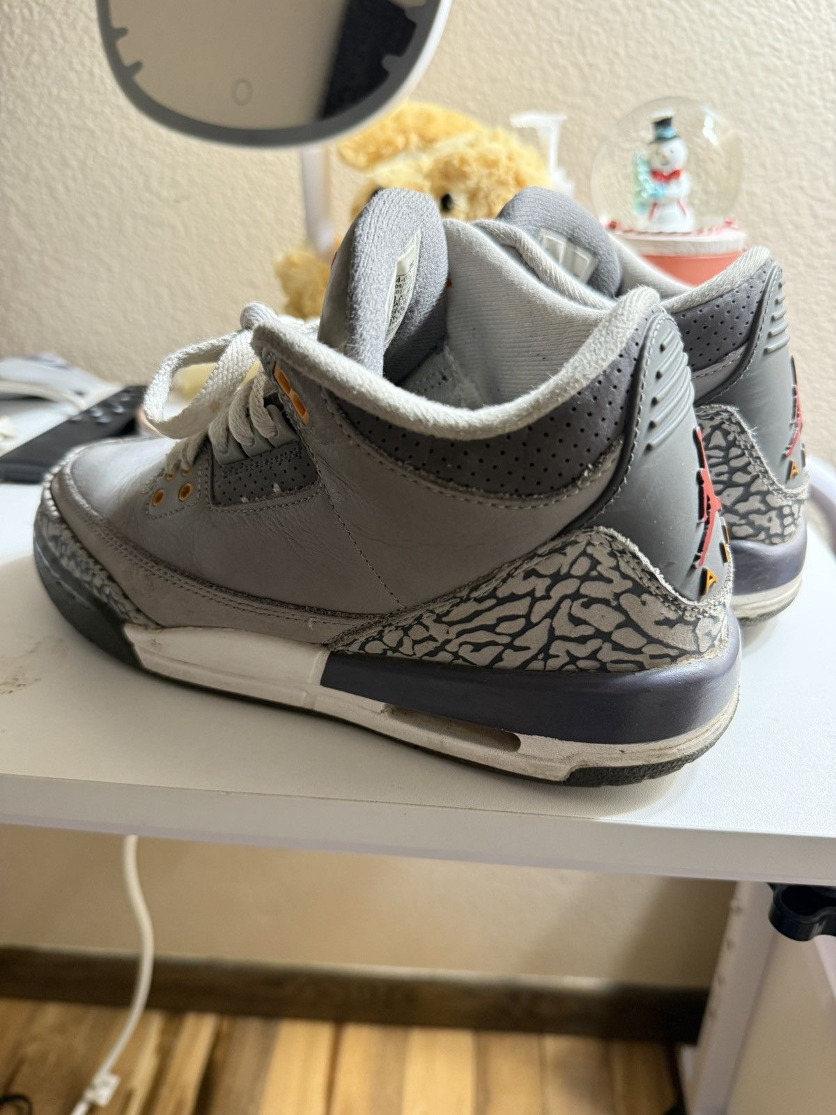 Nike Jordan 3’s cool grey retro size 6.5 US Size US 6.5 / EU 39-40 - 6 Thumbnail