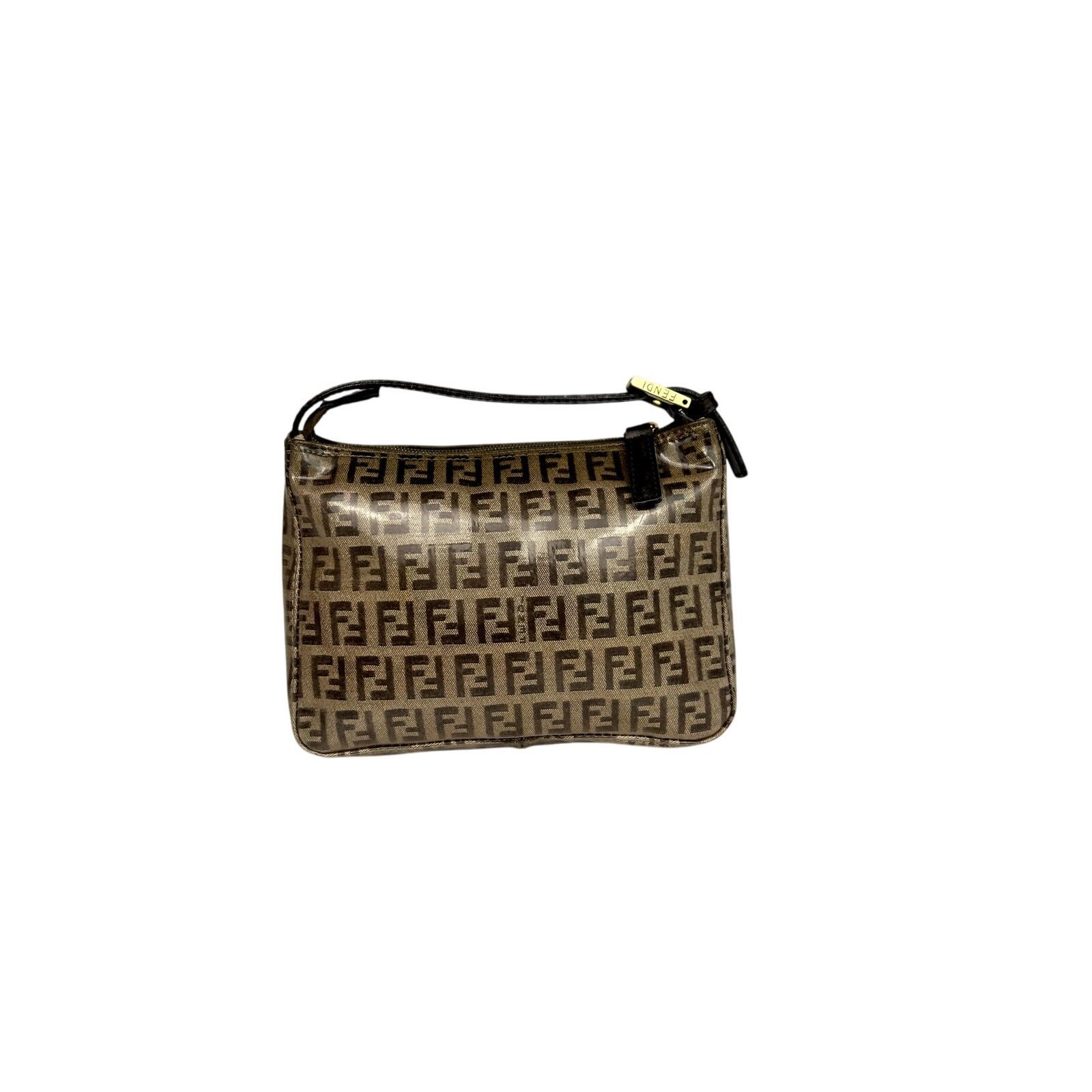 Fendi Fendi Zucca Brown Hand Bag Size ONE SIZE - 3 Thumbnail