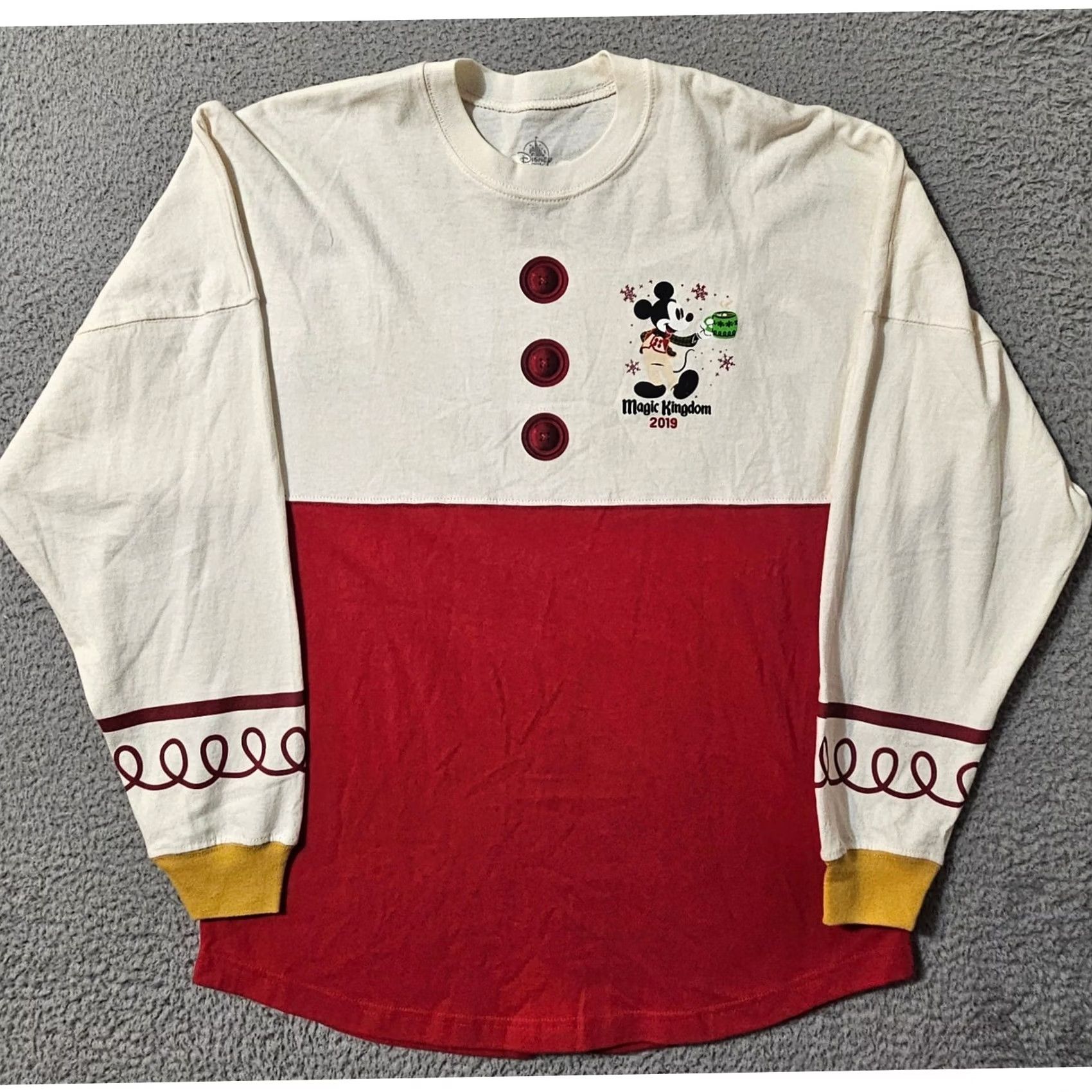 Disney Disney Spirit Jersey Christmas Party 2019 Mickey's Very Merry World Shirt Small Size S / US 4 / IT 40 - 2 Thumbnail
