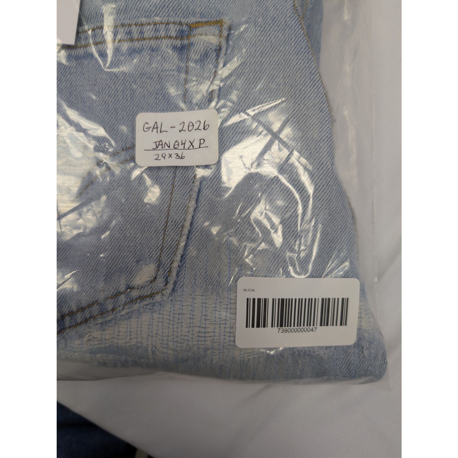 Gallery Dept. o1rshd1 5001 Denim Jeans in Indigo Blue Size US 29 - 22 Thumbnail