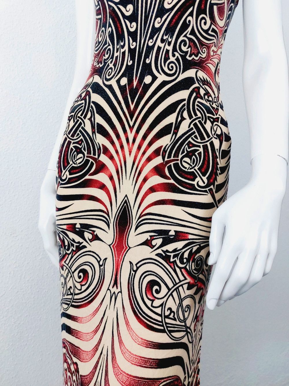 Jean Paul Gaultier Jean Paul Gaultier Maori Skeleton Drago Tattoo Dress Size M / US 6-8 / IT 42-44 - 6 Thumbnail