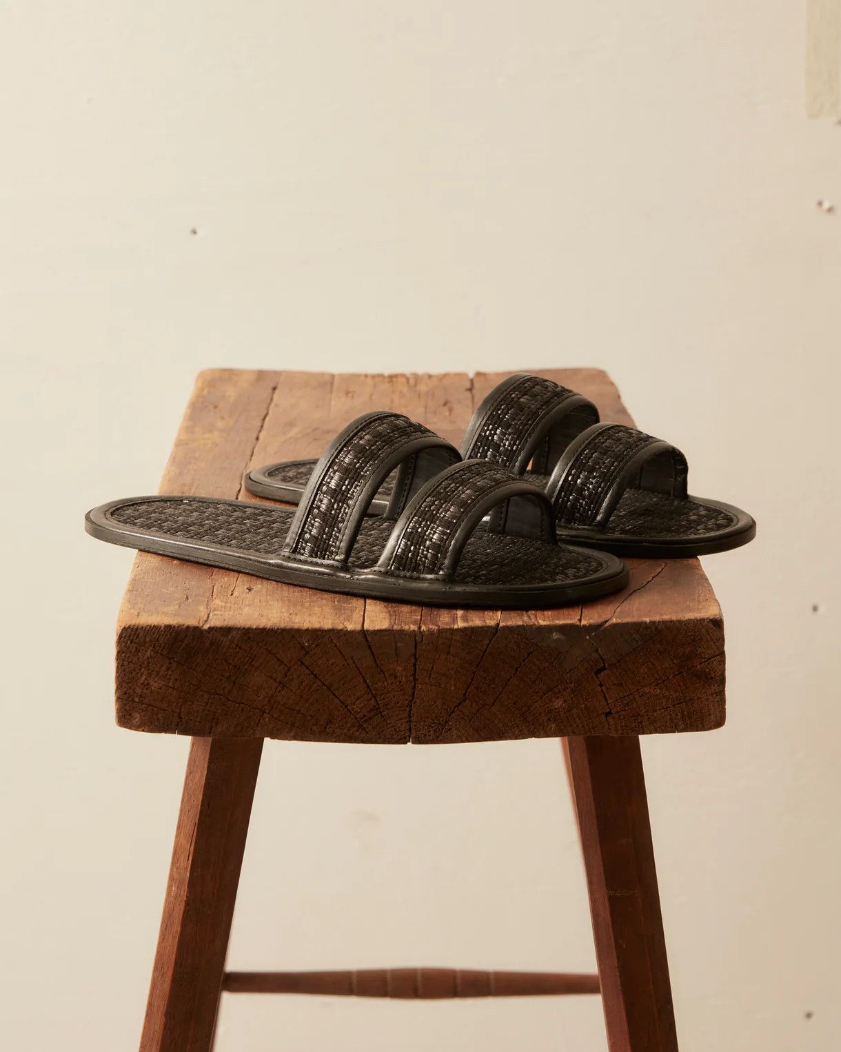 image of Bode Solid Summer Slides in Black, Men's (Size 12)