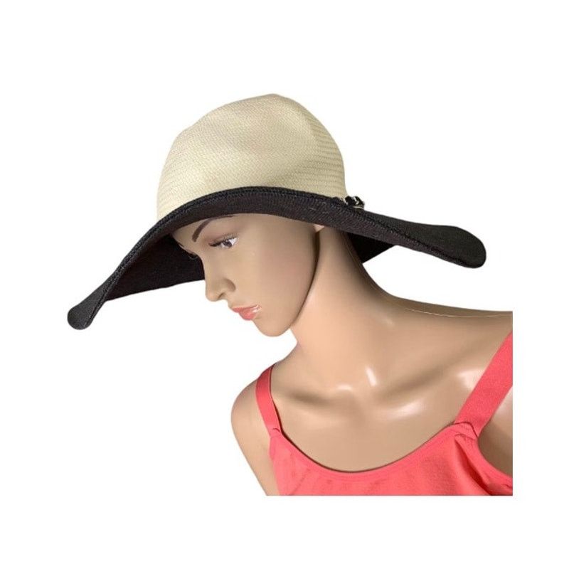 Calvin Klein Calvin Klein Women Wide Floppy Brim Summer Beach Sun Hat Size ONE SIZE - 10 Thumbnail