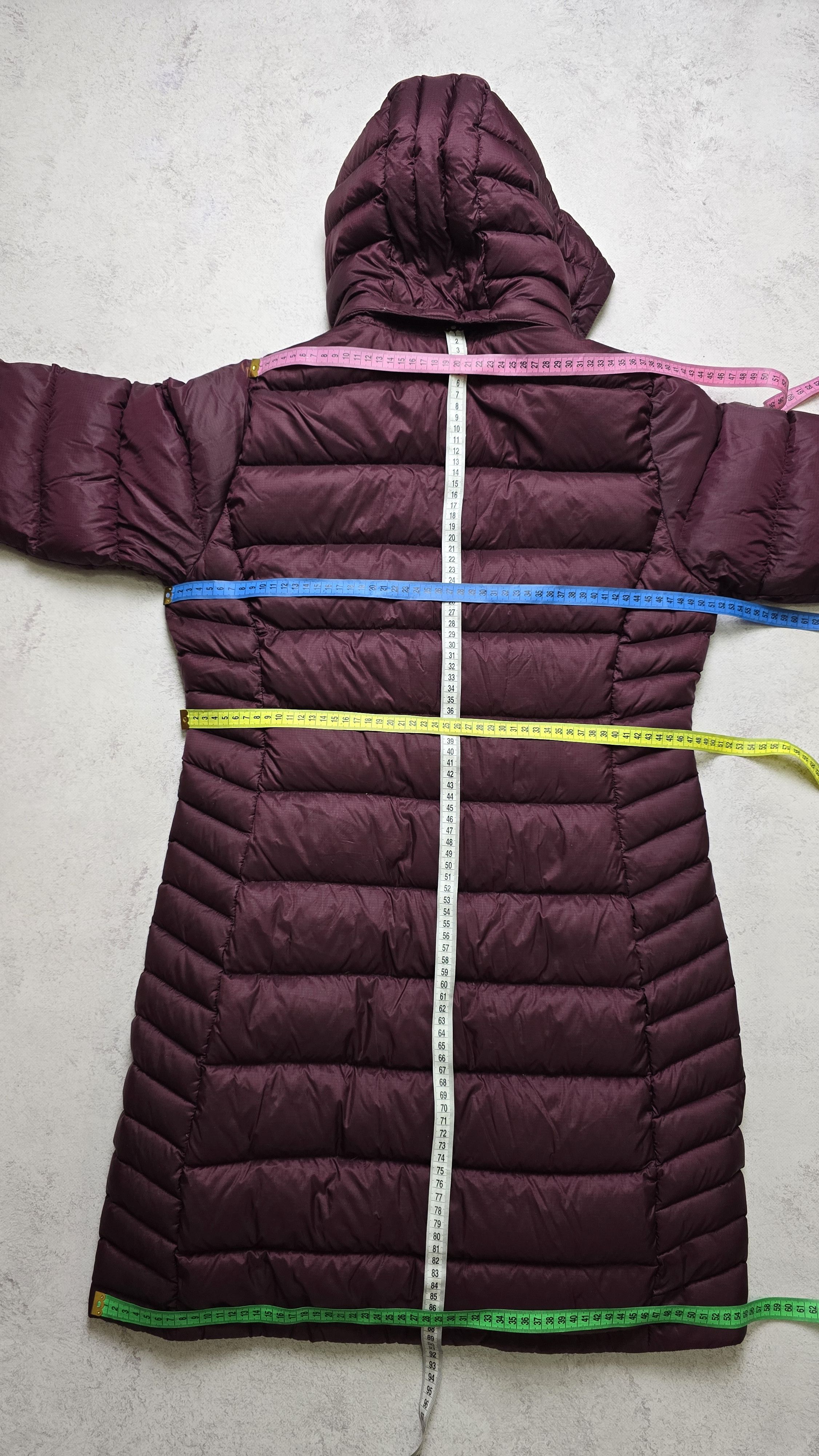 Rab Rab Deep Cover Down Parka Hooded Burgundy Winter Jacket Size M / US 6-8 / IT 42-44 - 4 Thumbnail