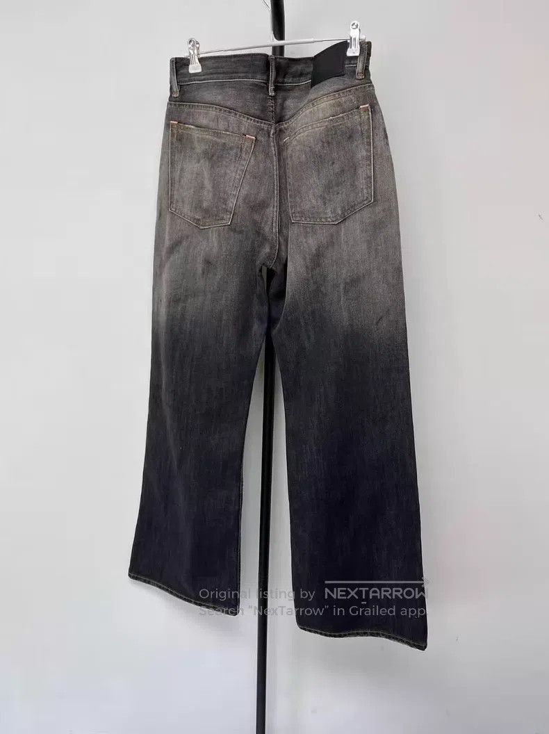 Acne Studios Acne Studios 1981 Washed Low Rise Wide Leg Design Jeans Size US 32 / EU 48 - 2 Thumbnail