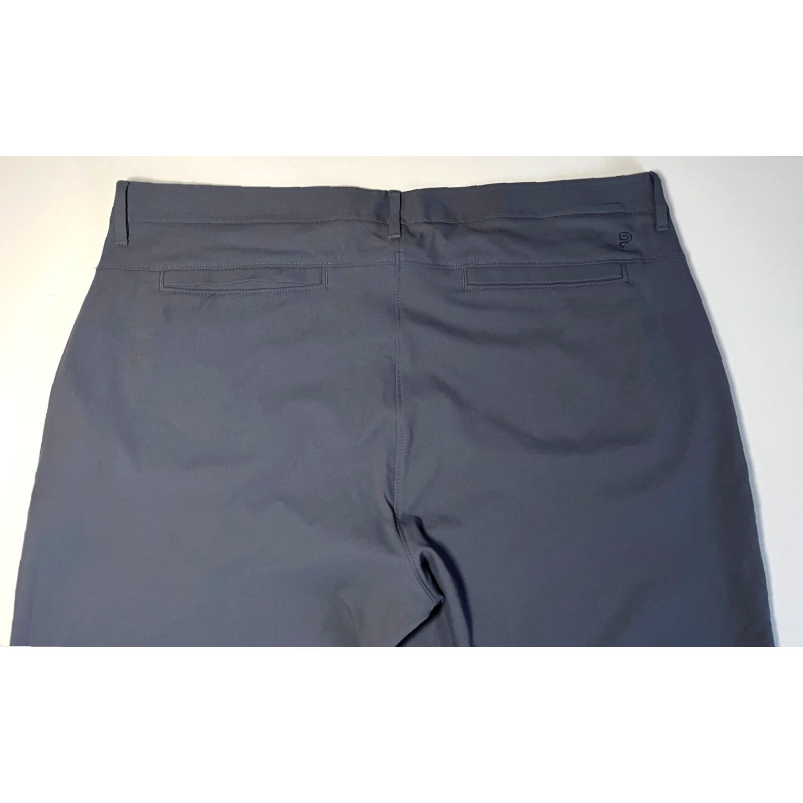 Vintage Public Rec Men's Chino Pants Slate 38x30 Gray Polyester Flat Front Straight 100% Stretch Pockets City Preppy Casual Regular Mens Size US 38 / EU 54 - 7 Thumbnail