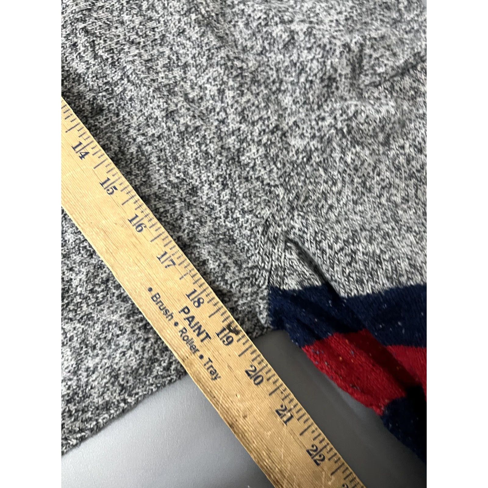 Gap Gap Sweater Mens Medium Charcoal Gray Cotton Wool Blend V-Neck Long Sleev Size US M / EU 48-50 / 2 - 6 Thumbnail