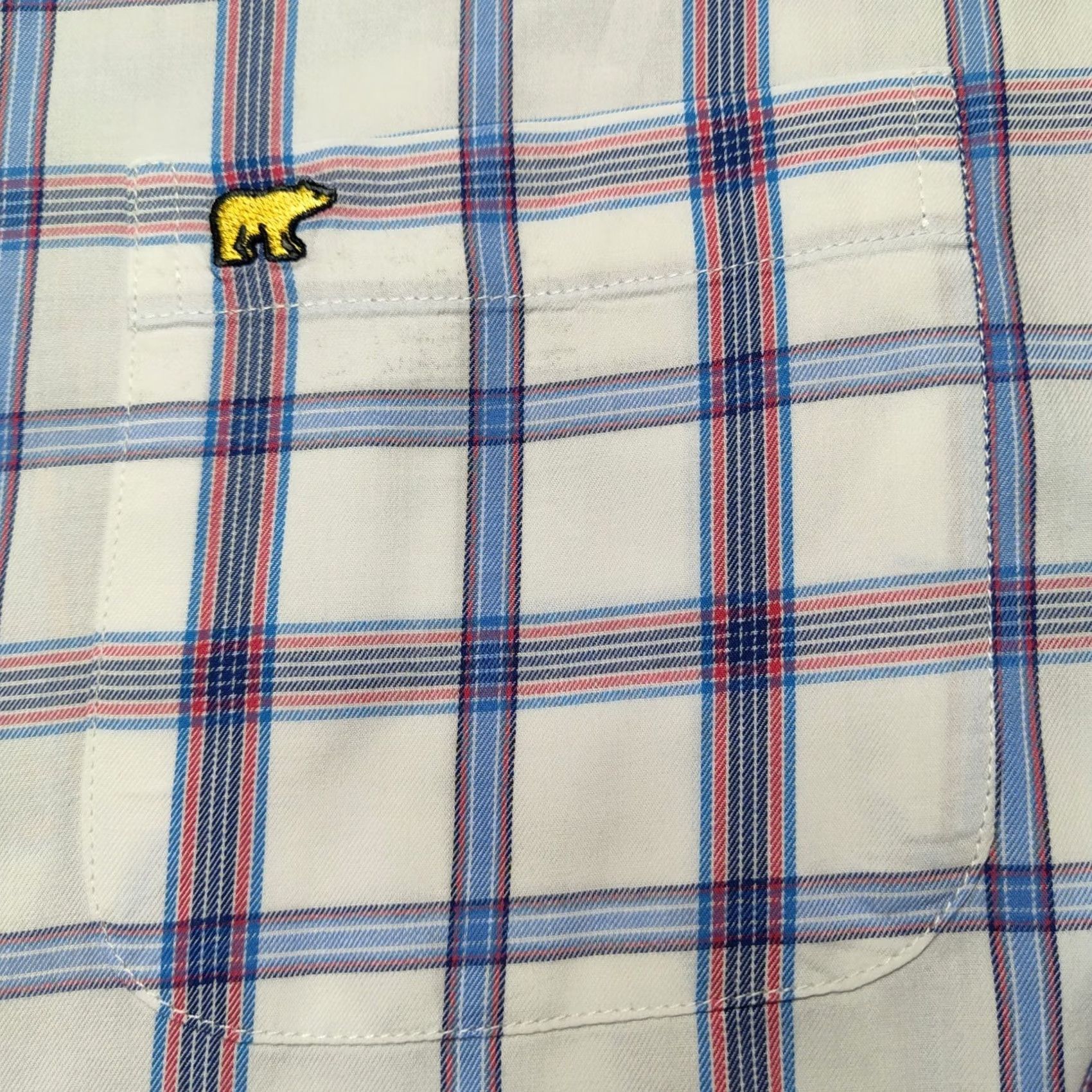 Vintage JACK NICKLAUS Red White Blue Plaid Button-Up Shirt - Men M EUC Size US M / EU 48-50 / 2 - 4 Thumbnail
