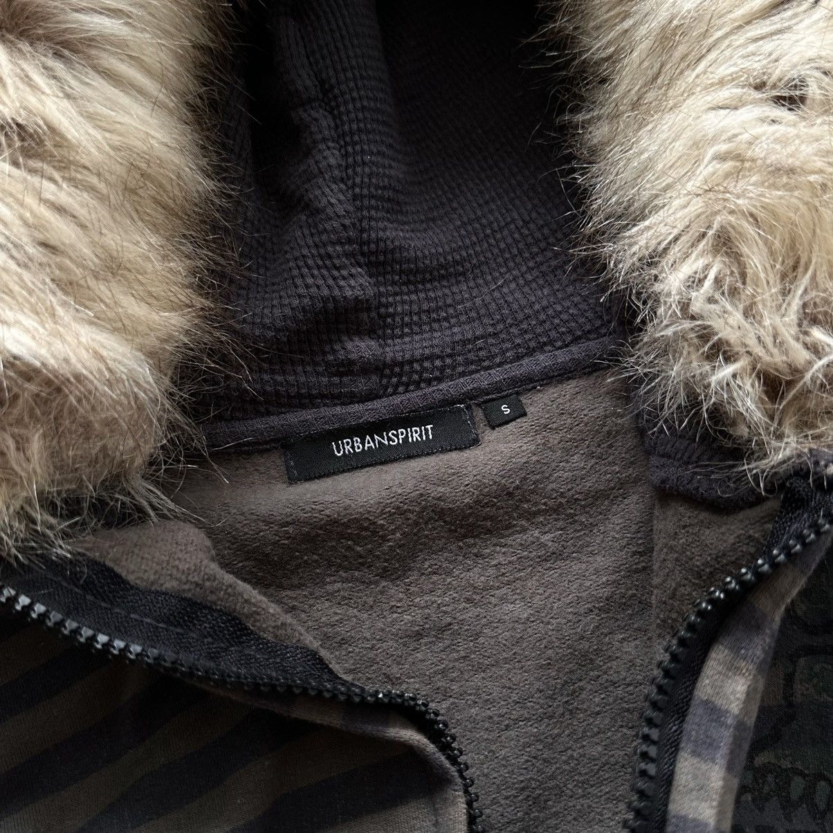 Hysteric Glamour × Undercover Striped If Six Was Nine LGB Vibe Fur Zip Hoodie Jacket Size US S / EU 44-46 / 1 - 8 Thumbnail