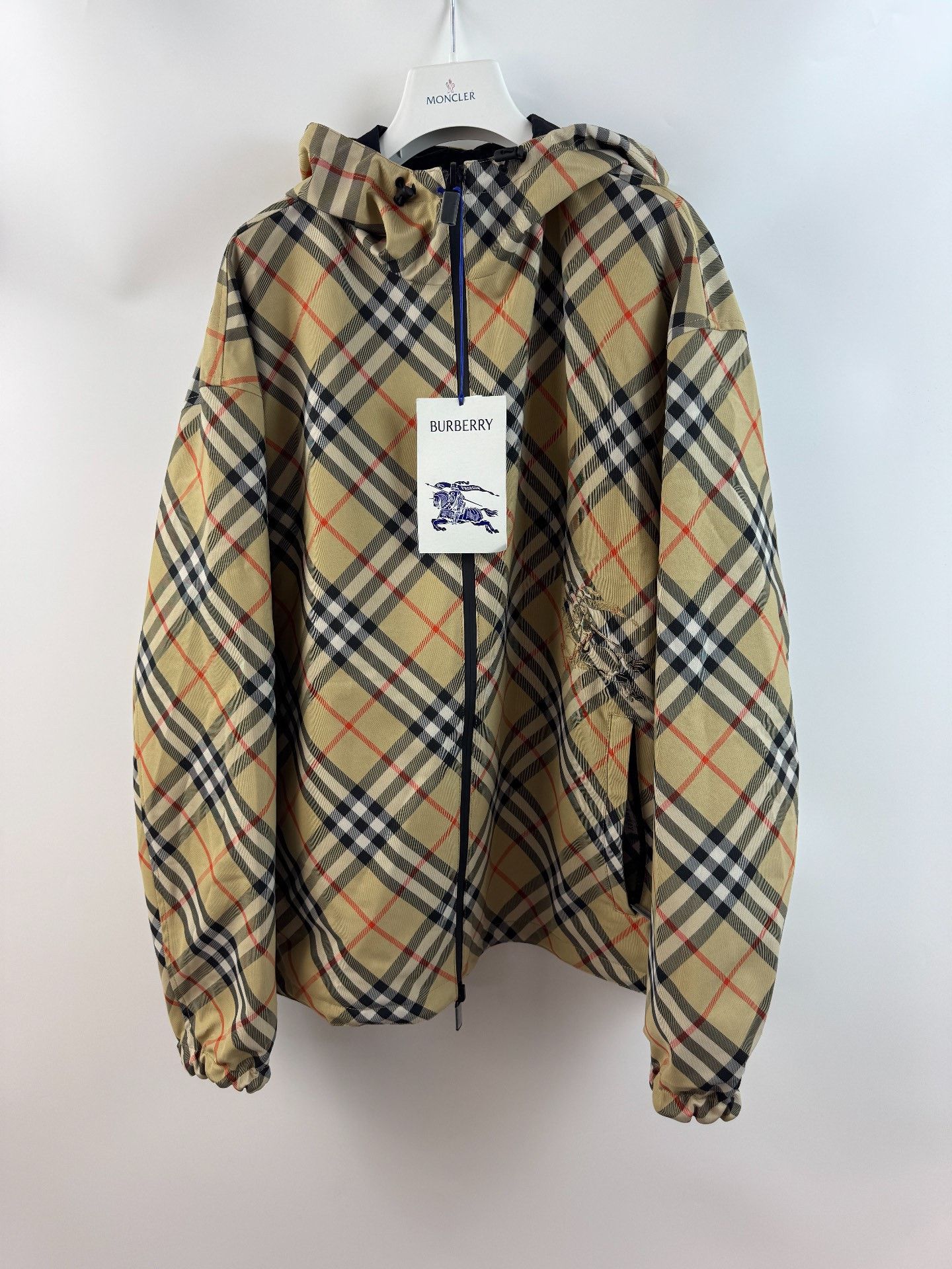 Burberry Burberry Diagonal Check Reversible Jacket XL Size US XL / EU 56 / 4 - 1 Thumbnail