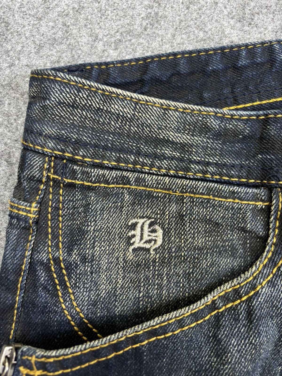 HIDEAWAYS 💥Flare💥Hideaway Rusty Fades Flare Denim F801 Size US 31 - 10 Thumbnail